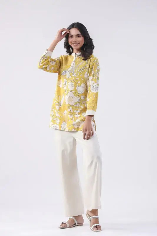 Citrus Bloom Cotton Co-ord Set