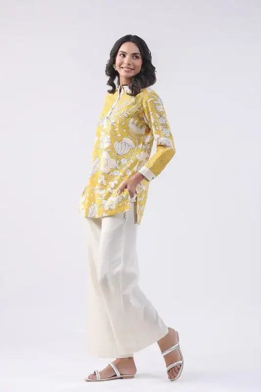 Citrus Bloom Cotton Co-ord Set