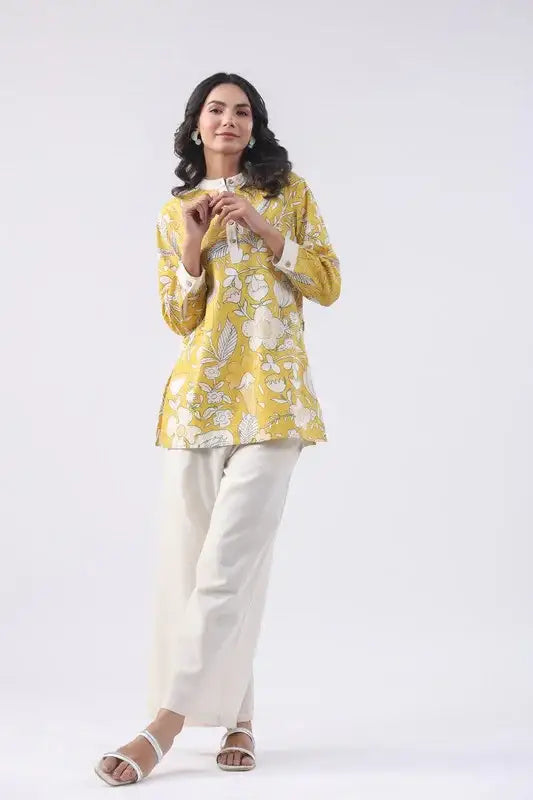 Citrus Bloom Cotton Co-ord Set