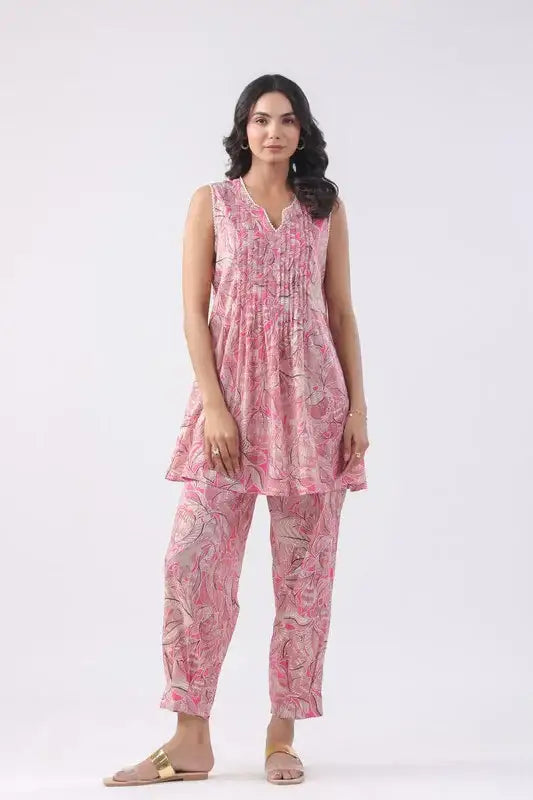 Raspberry Cotton Co-ord Set