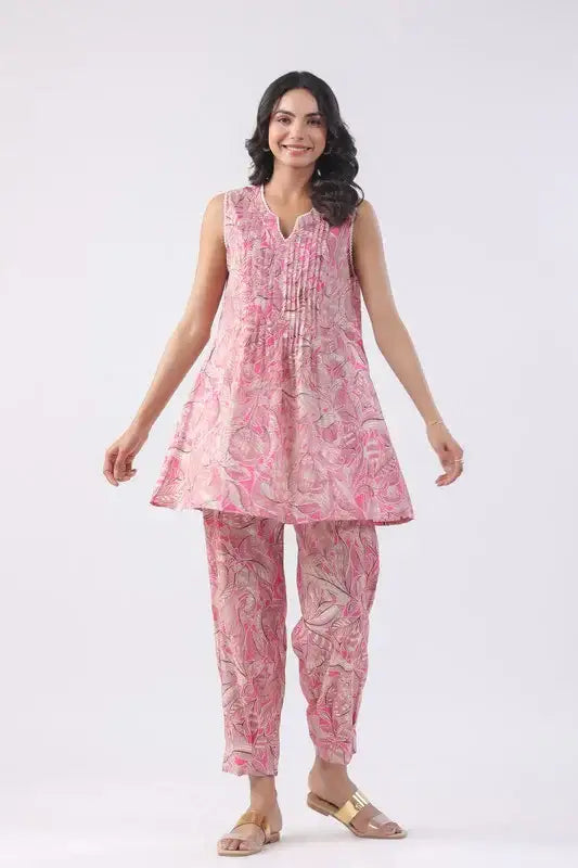 Raspberry Cotton Co-ord Set