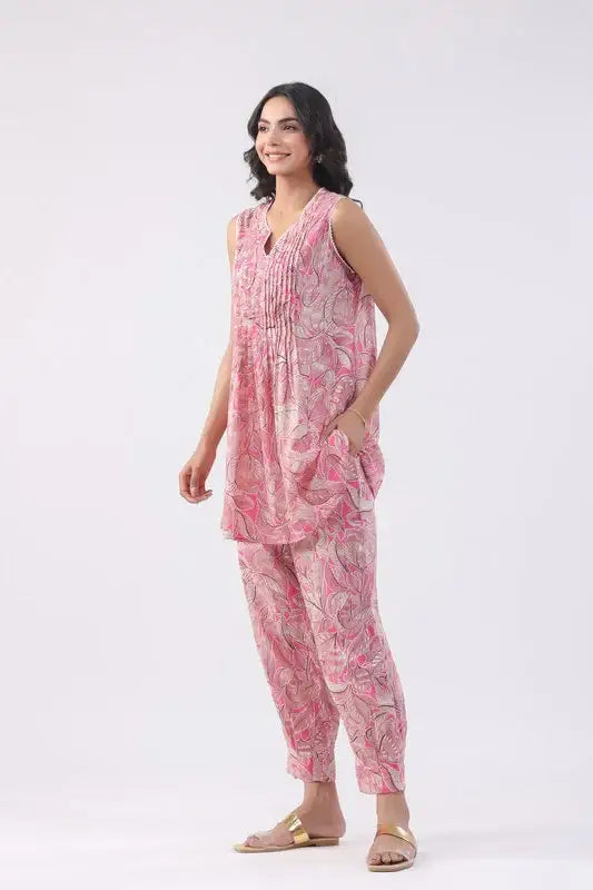 Raspberry Cotton Co-ord Set