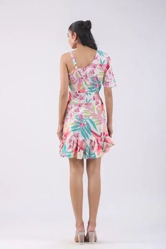 Lushia Floral Cotton Dress