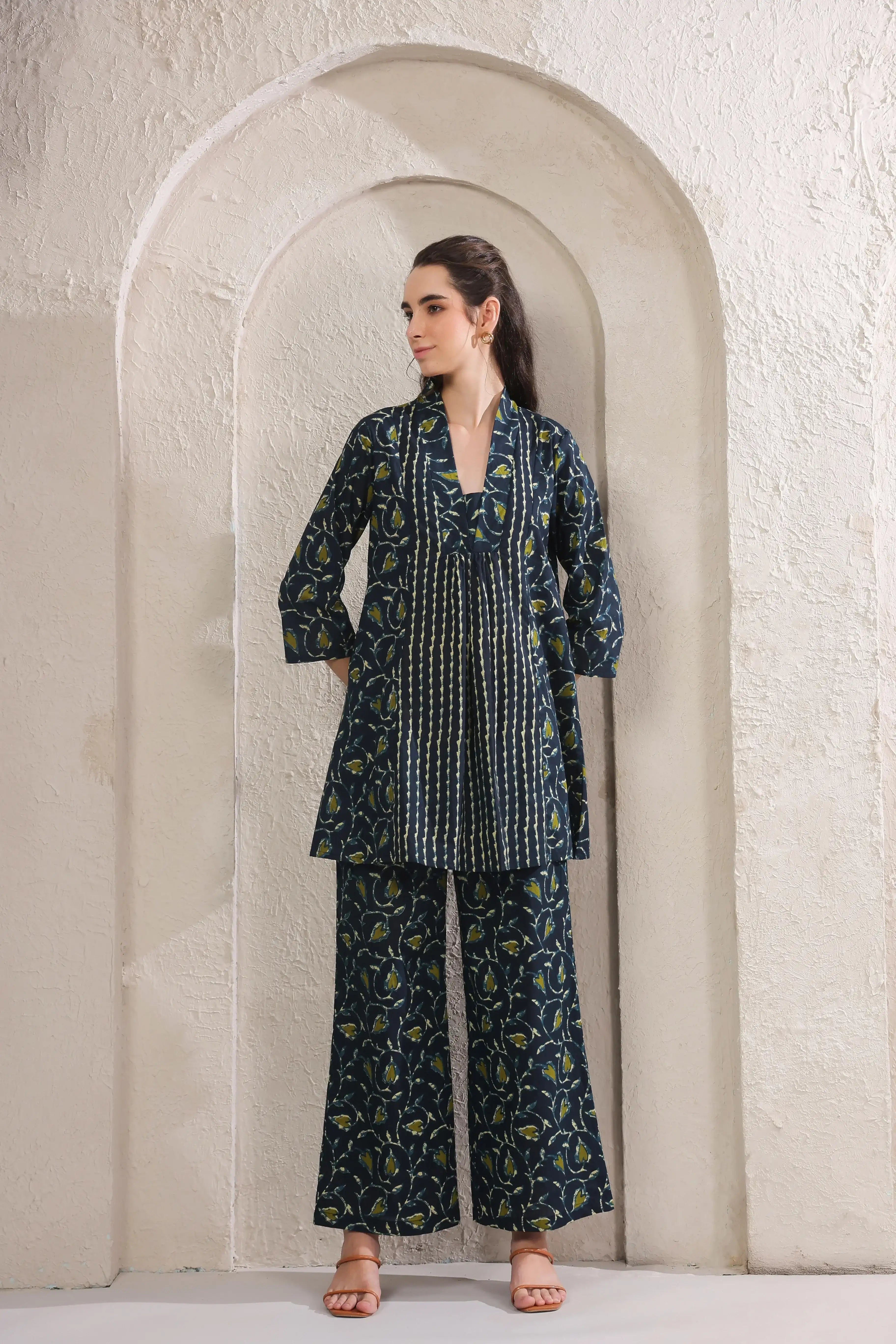 Tropical Dusk Cotton Co-ord Set