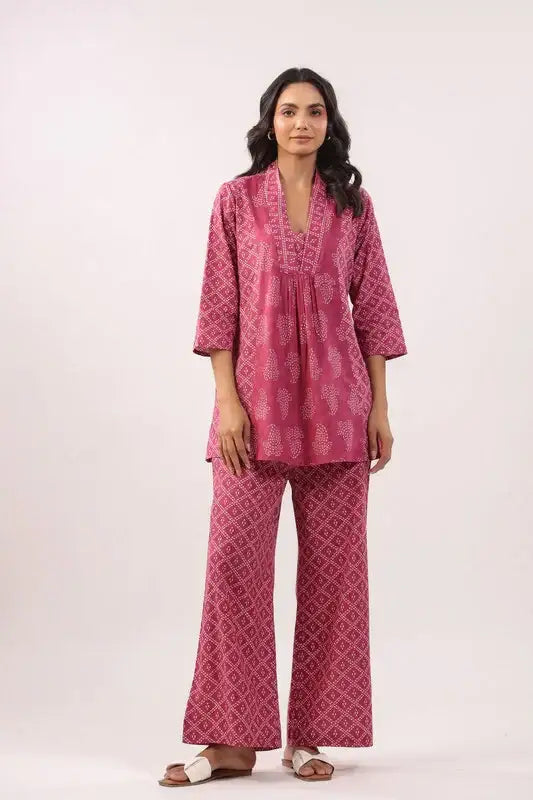 Mulberry Mist Cotton Co-ord Set