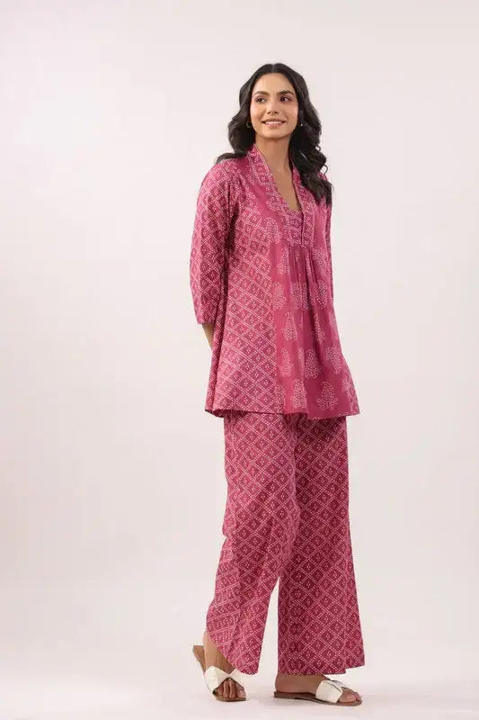 Mulberry Mist Cotton Co-ord Set