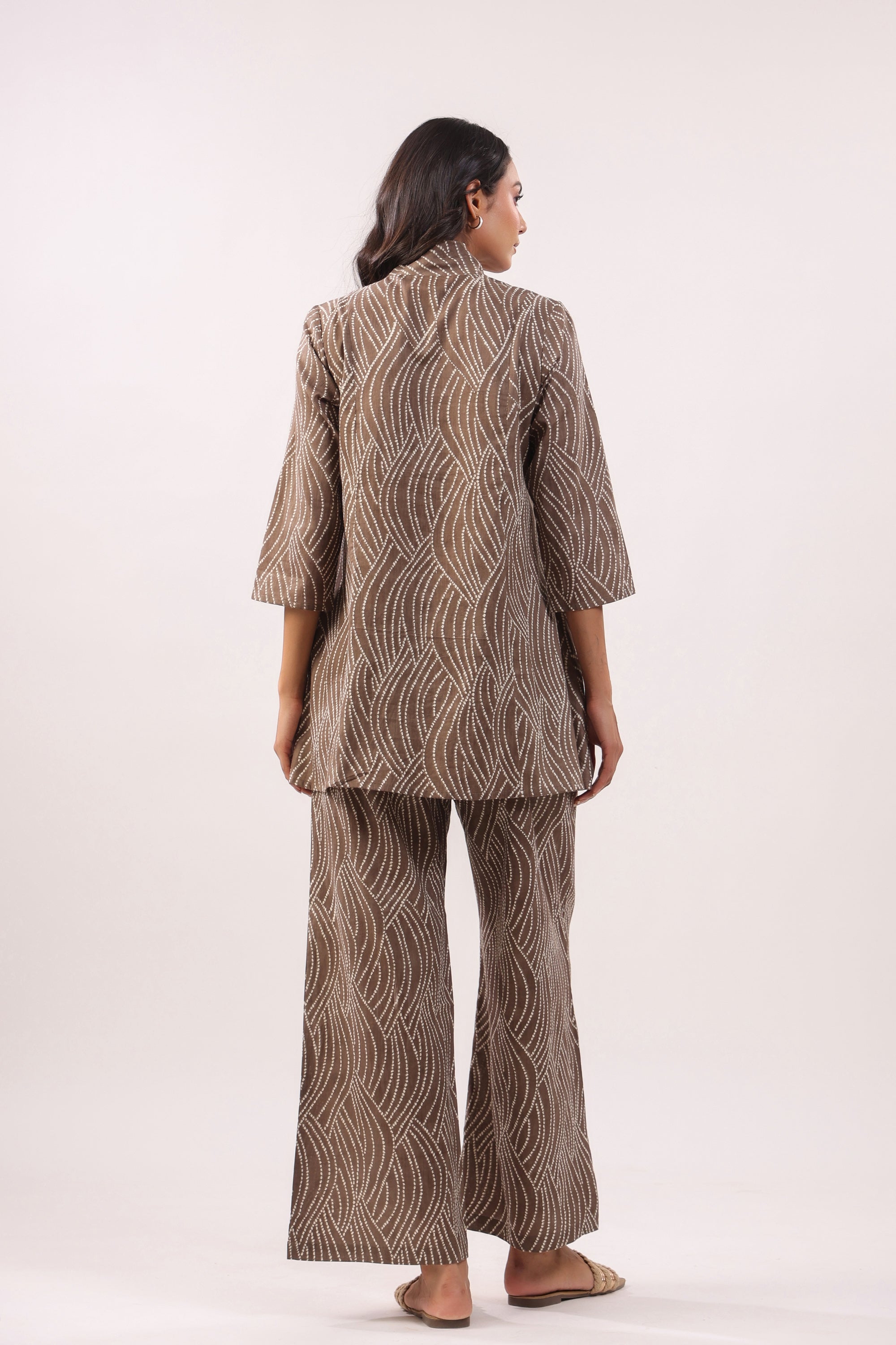 Brown Whisper Cotton Co-ord Set