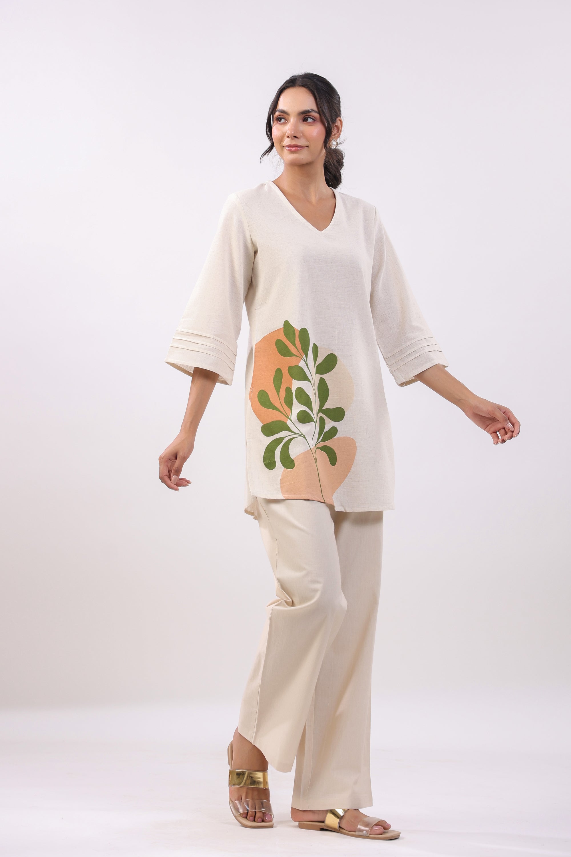 Wildflower Whimsy Cotton Flex Top