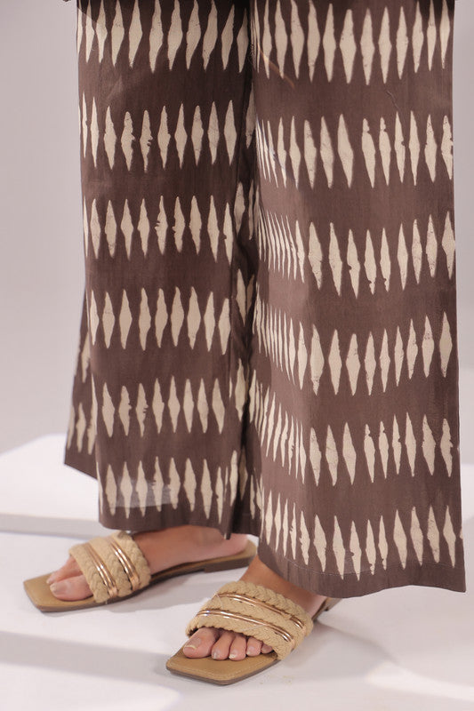 Mocha Mirage Printed Cotton Co-ord Set