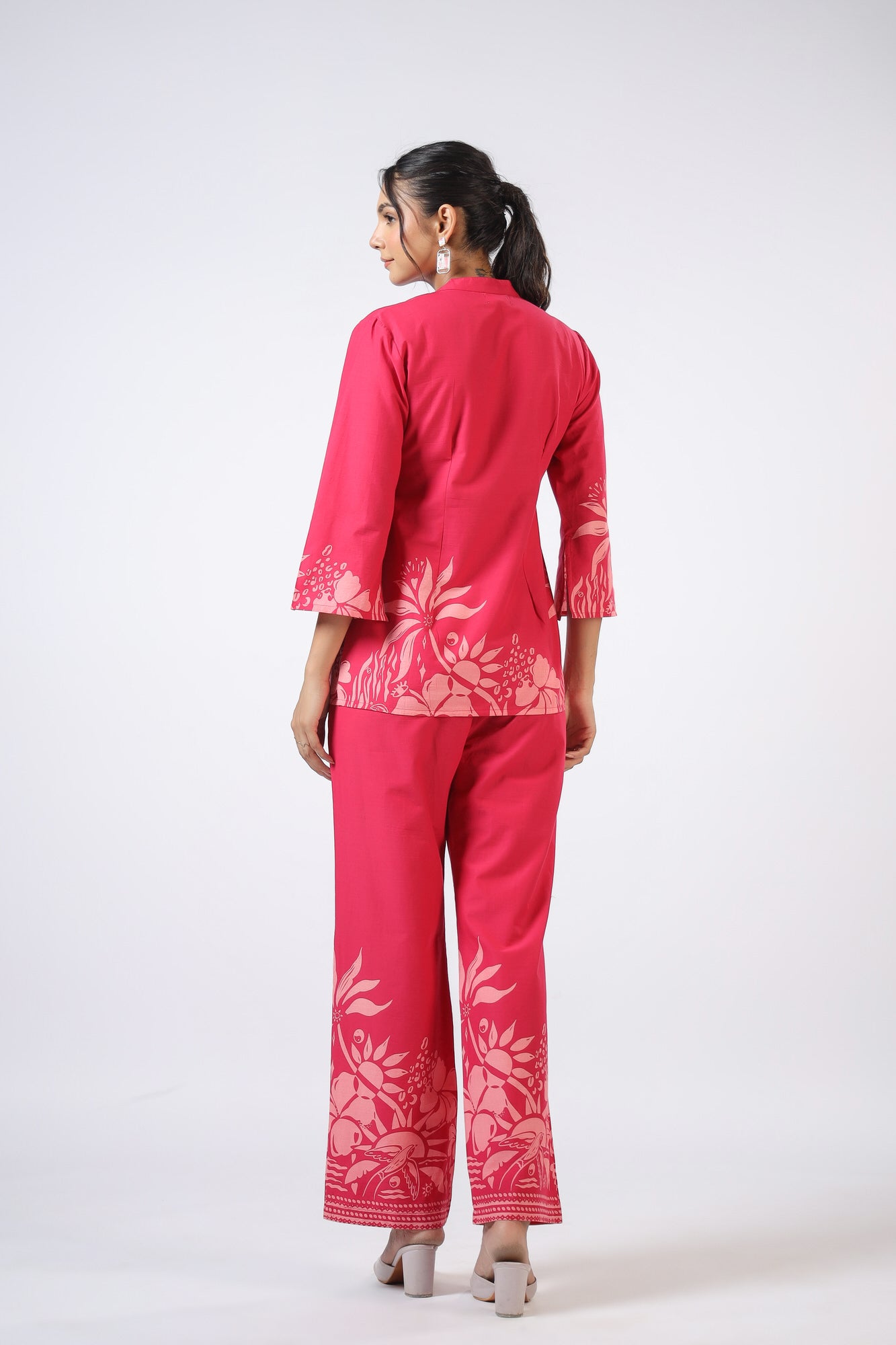 Aube Elegante Cotton Co-ord Set