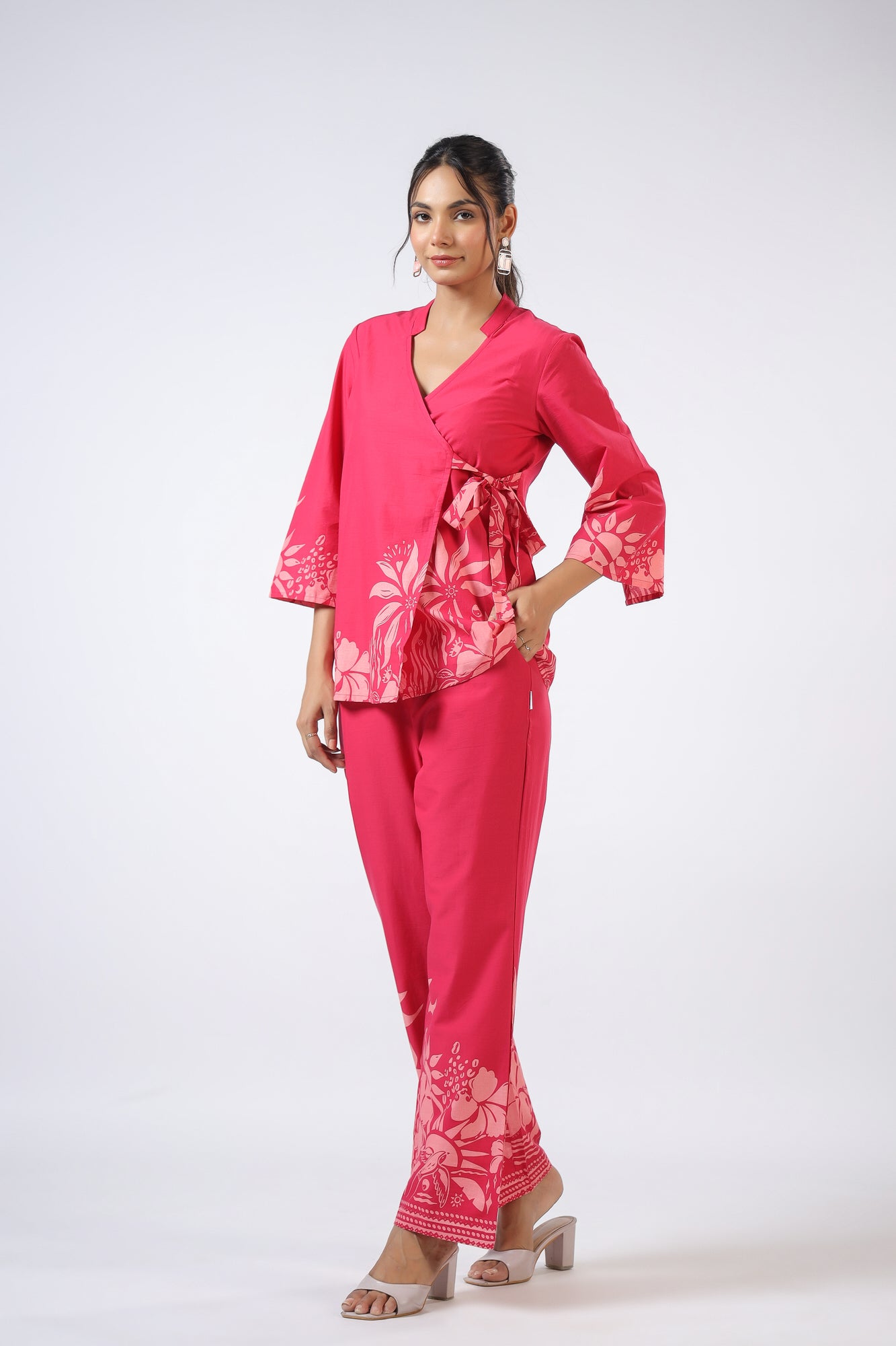 Aube Elegante Cotton Co-ord Set