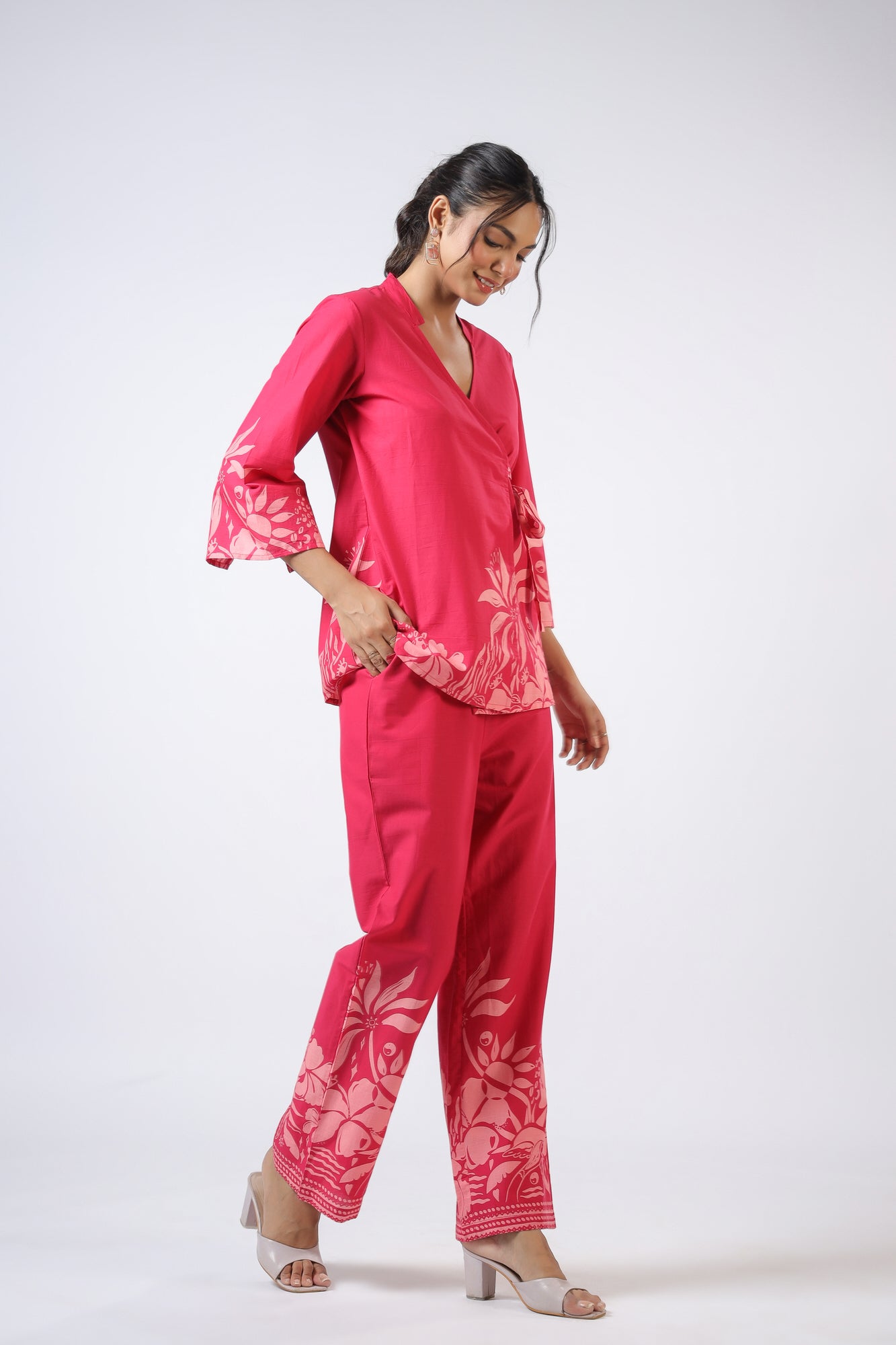 Aube Elegante Cotton Co-ord Set
