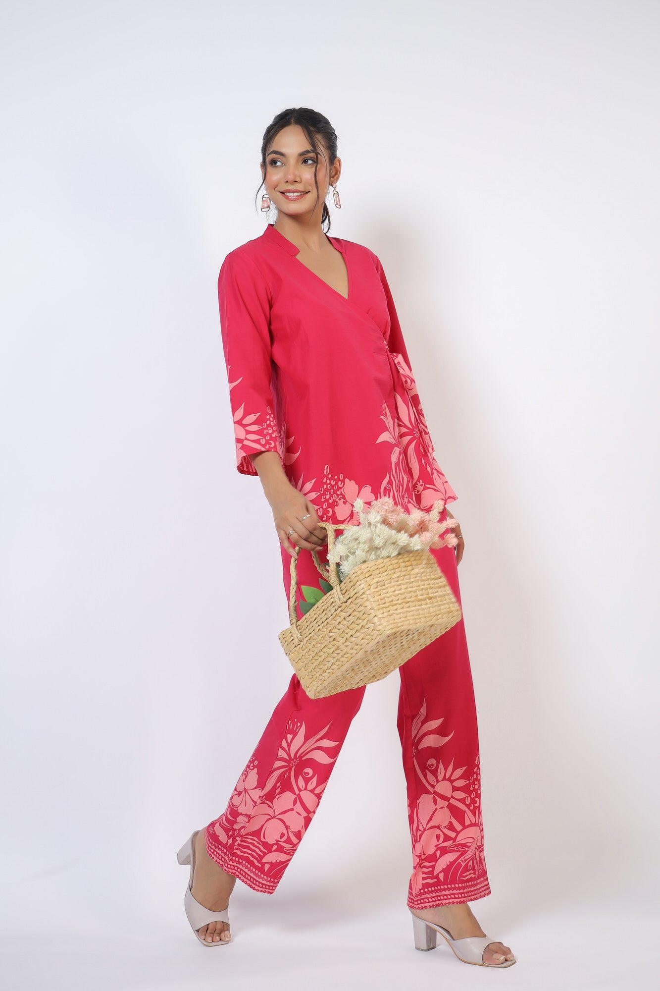 Aube Elegante Cotton Co-ord Set