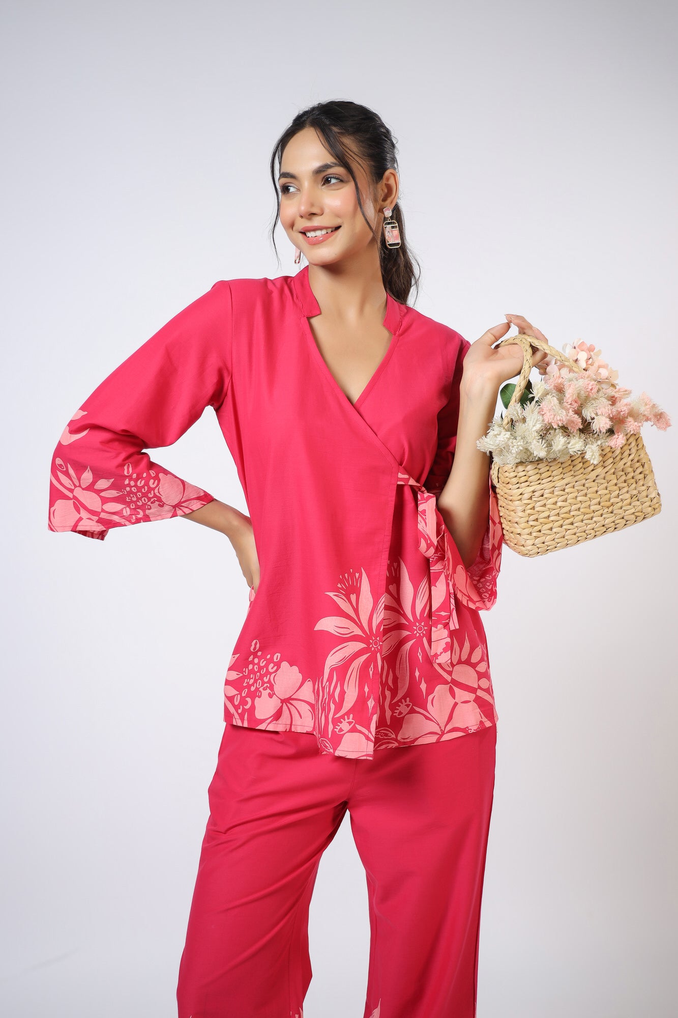 Aube Elegante Cotton Co-ord Set