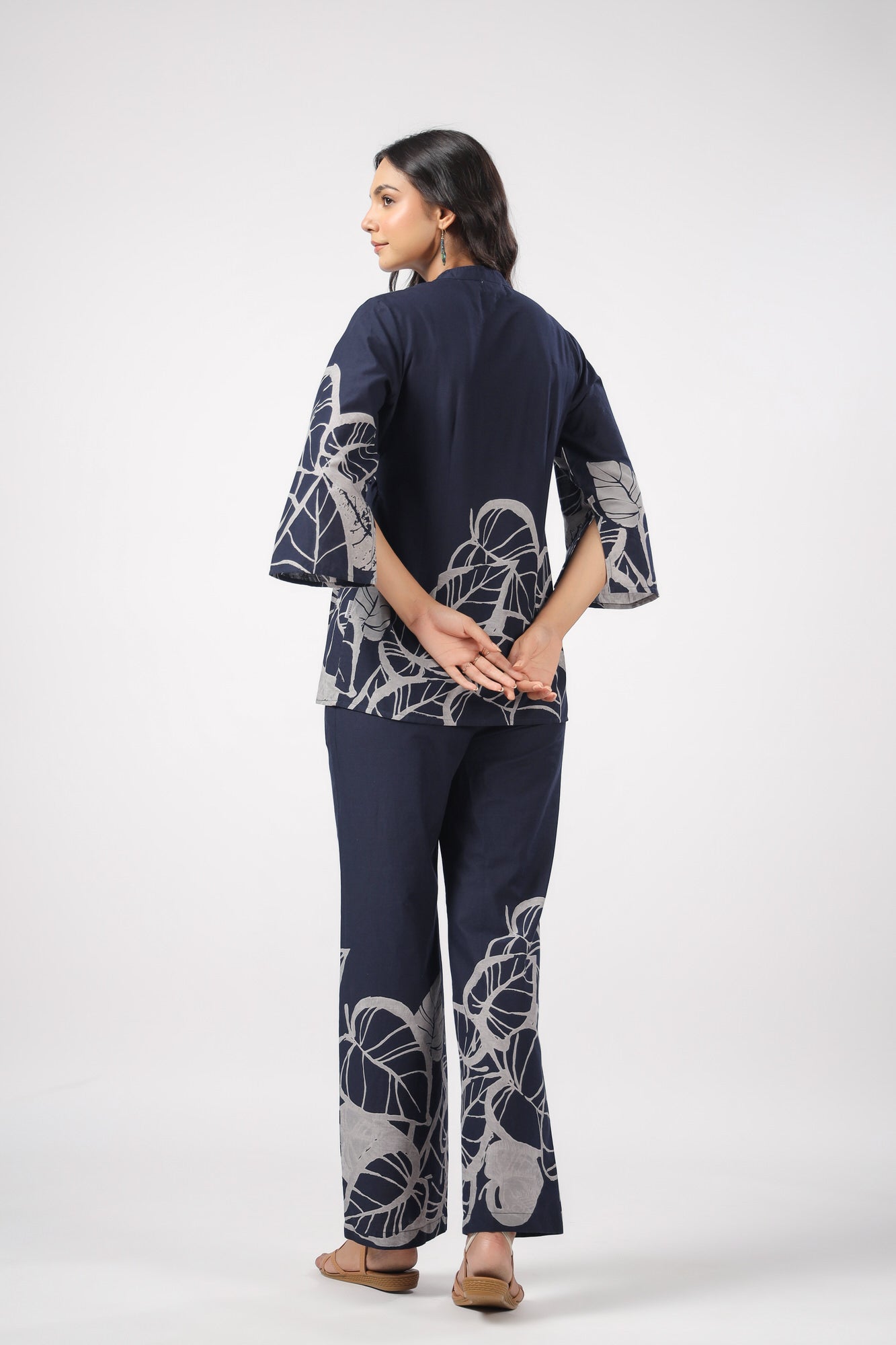 Serene Palm Cotton Co-ord Set