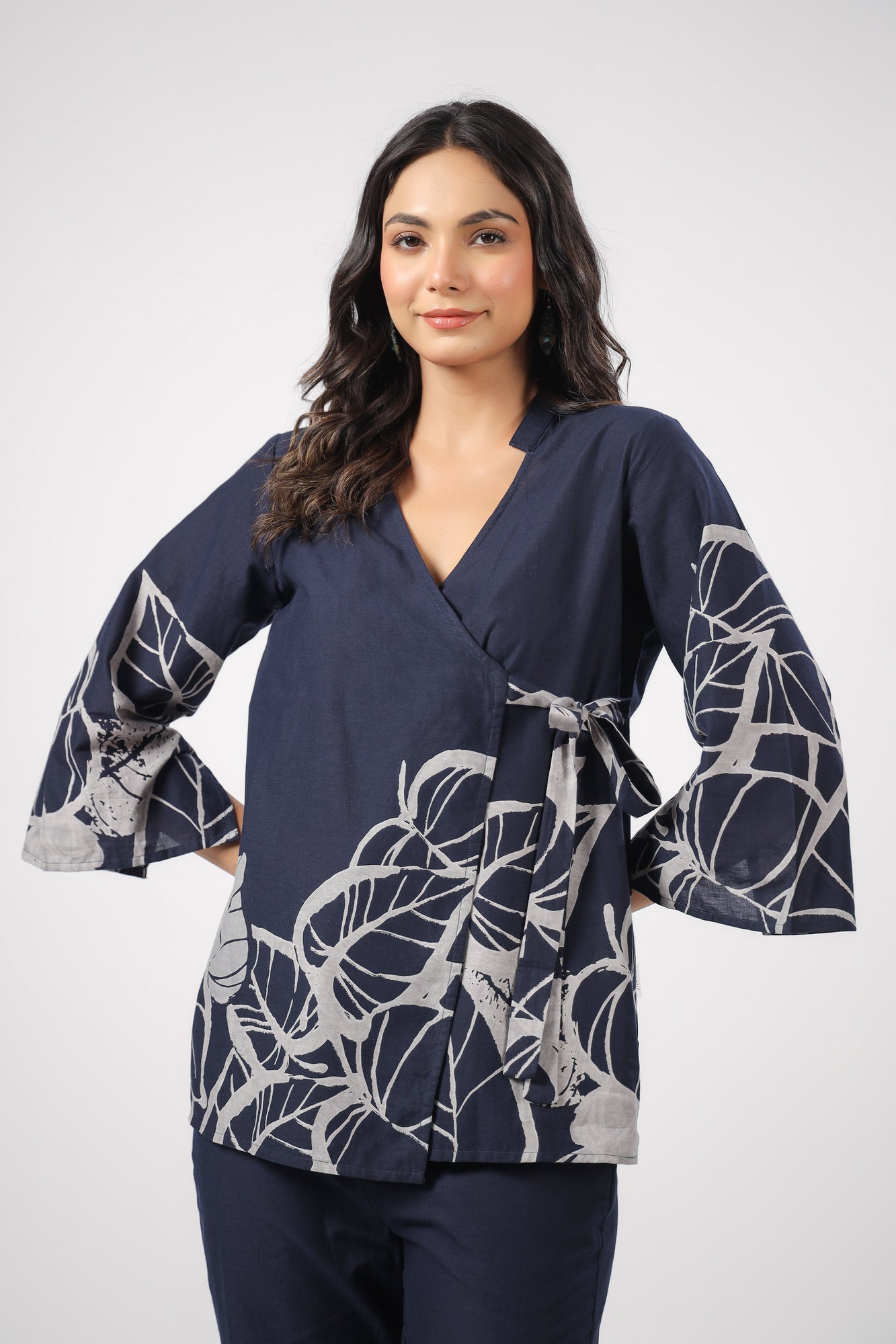 Serene Palm Cotton Co-ord Set