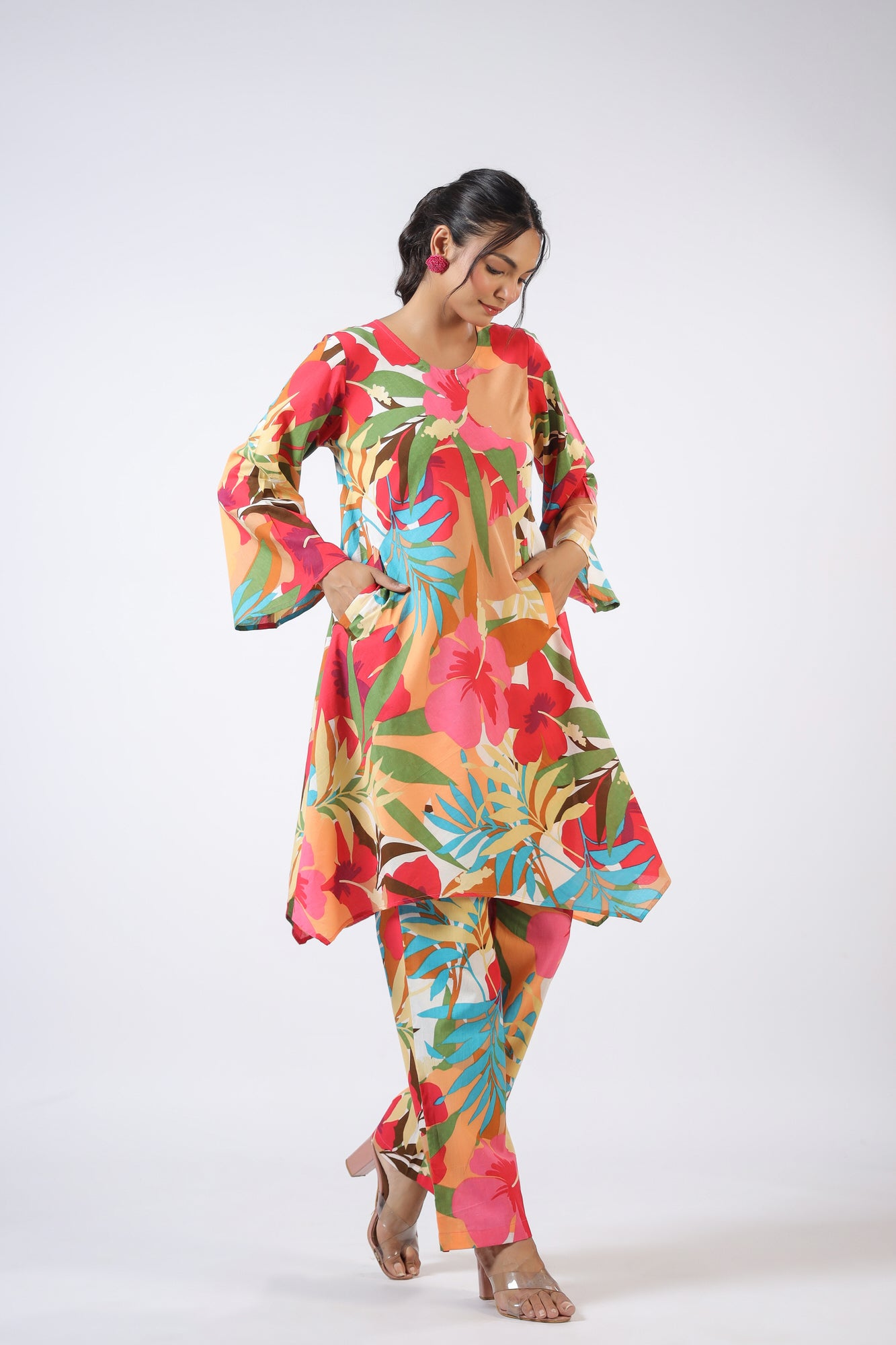 Summer Splash Cotton Co-ord Set