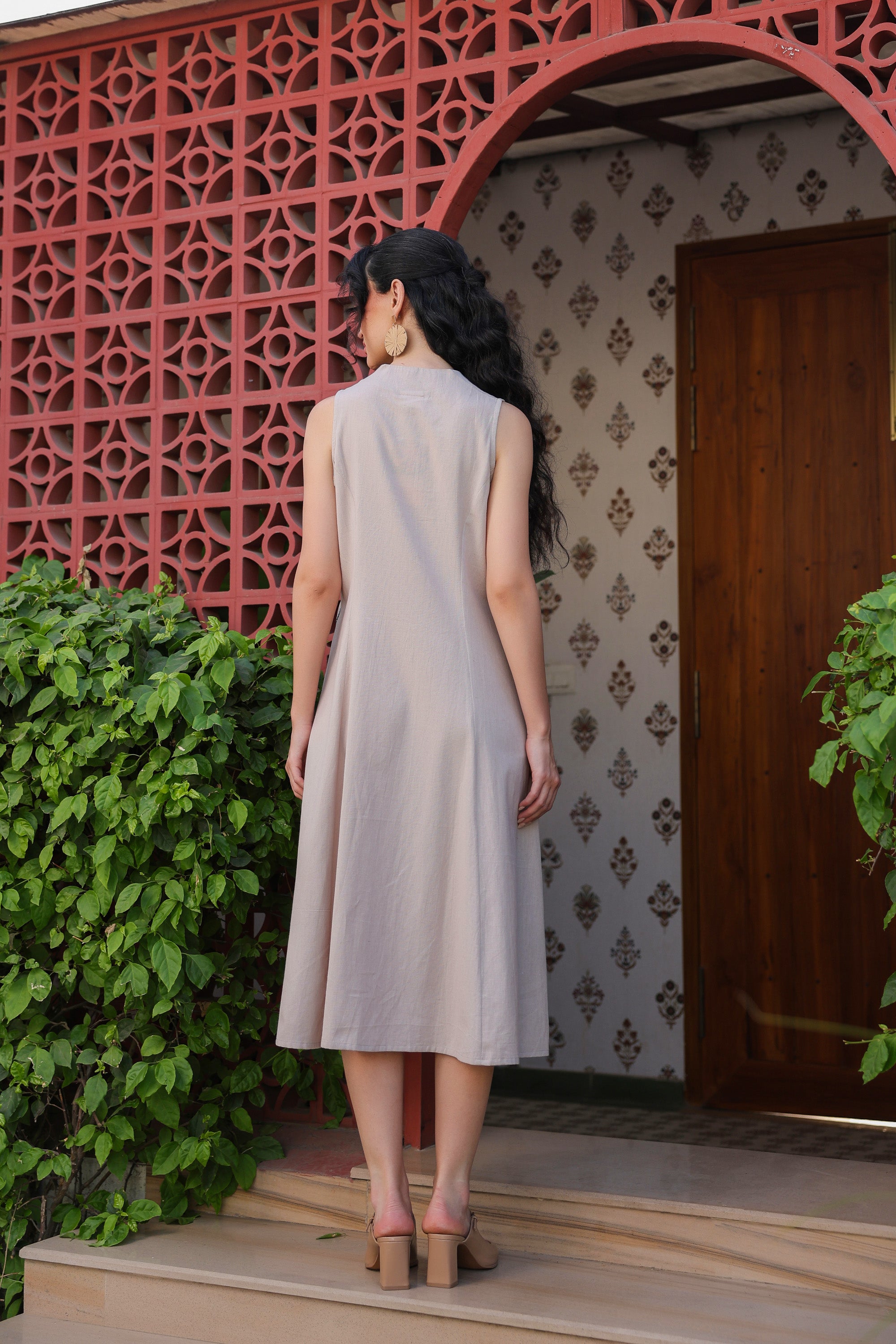 Cloudy Charm Cotton Flex Dress