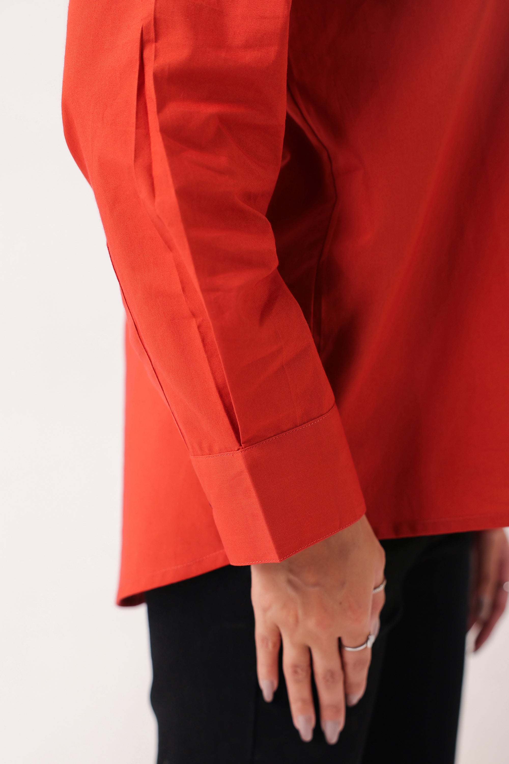 Red Essence Formal Poplin Shirt