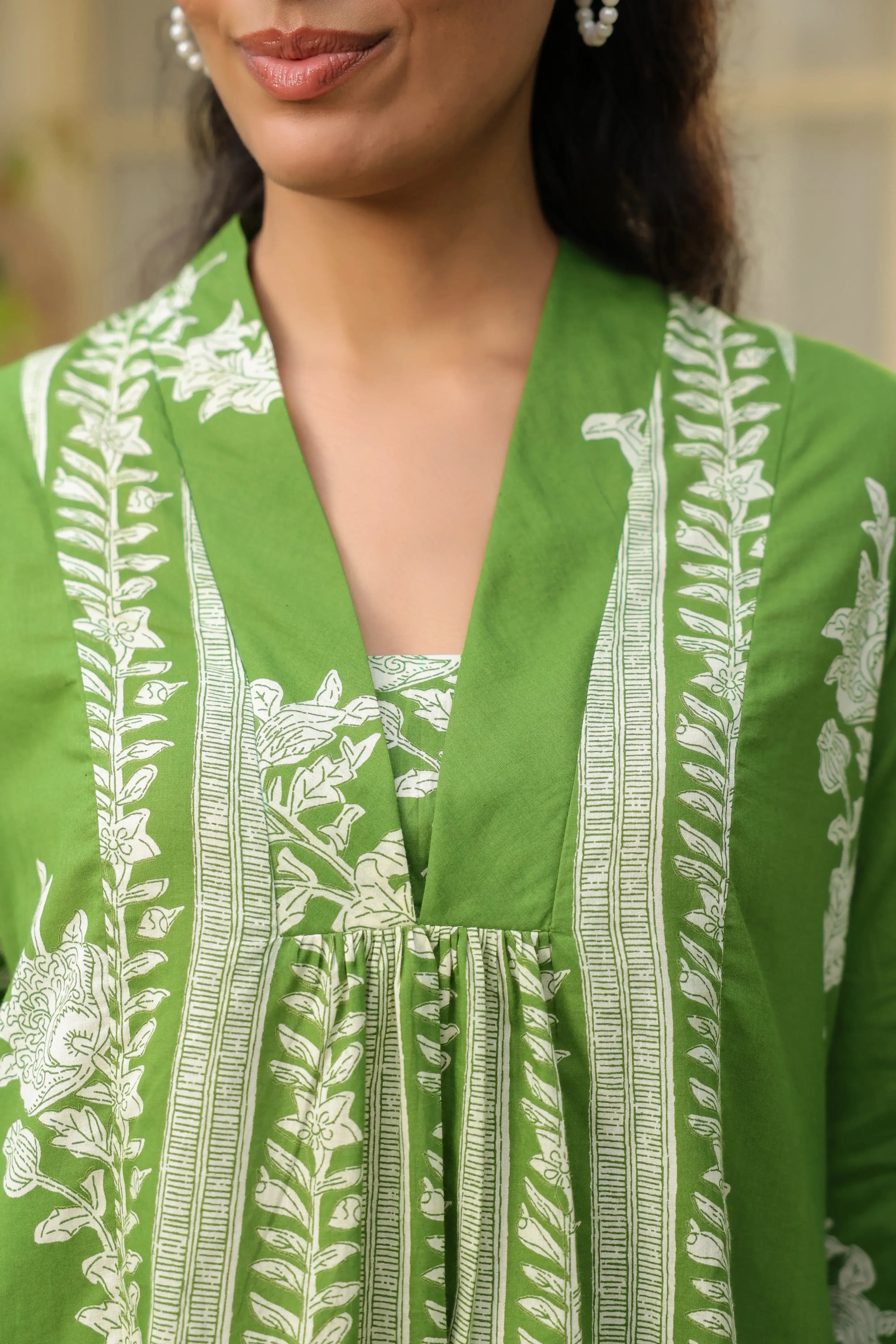 Meadow Green Floral Breeze Co-Ord Set