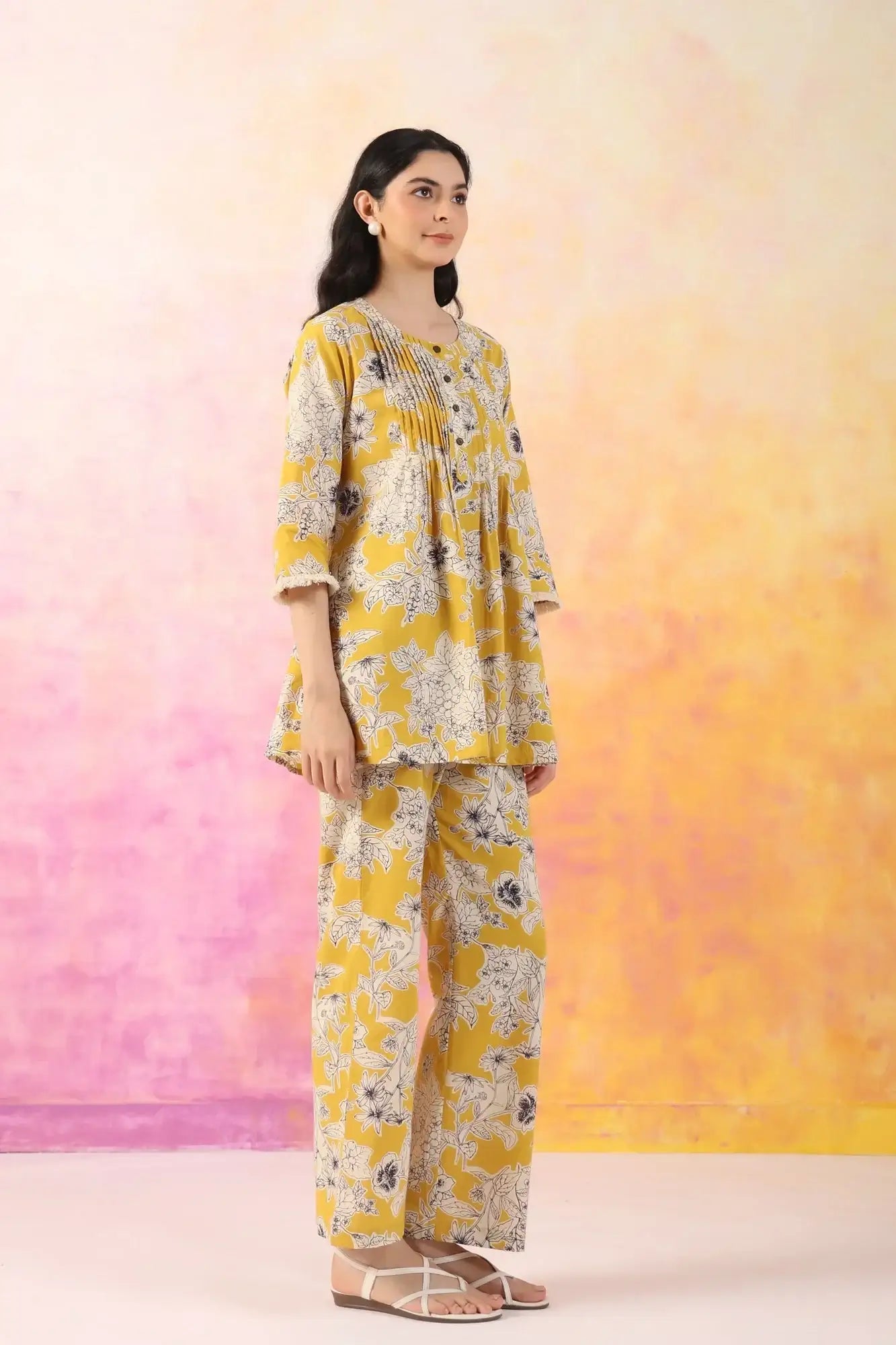 Refined Rhythm Cotton Co-ord Set