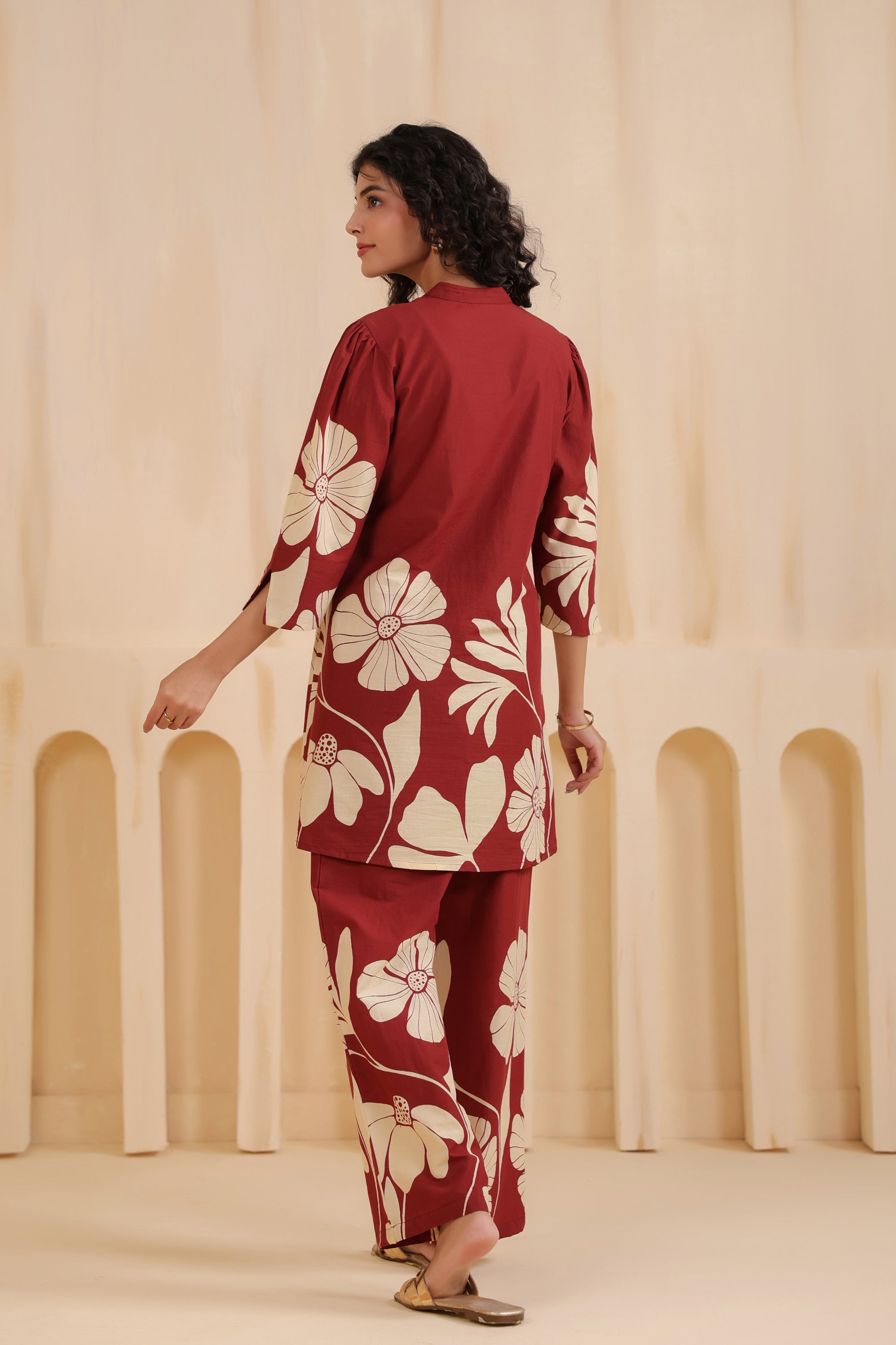 Bloom Floral Printed Cotton Co-ord Set