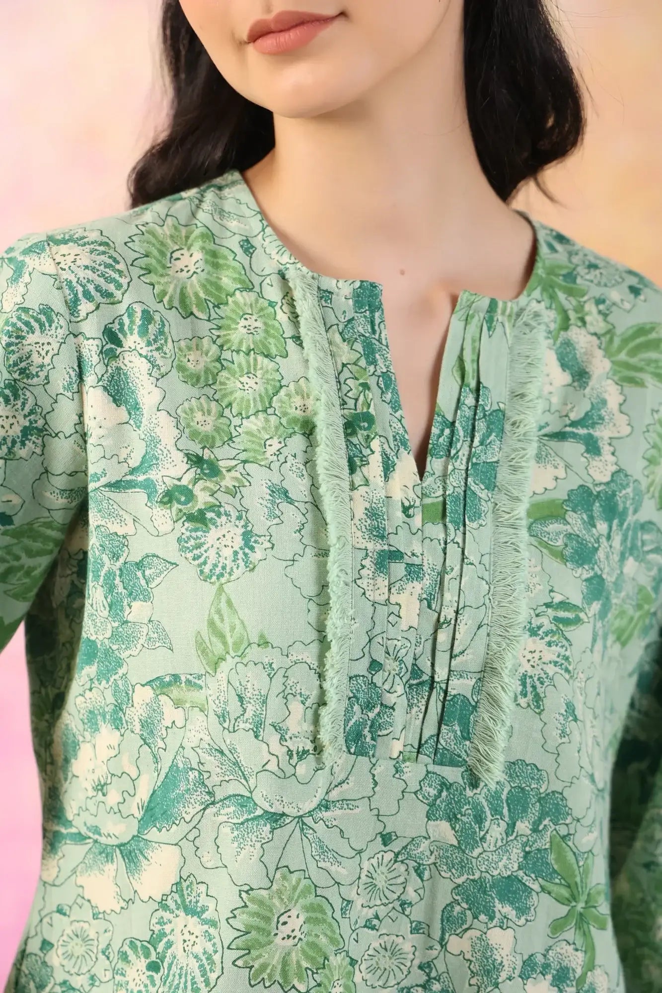Tropical Escape Cotton Flex Co-ord Set