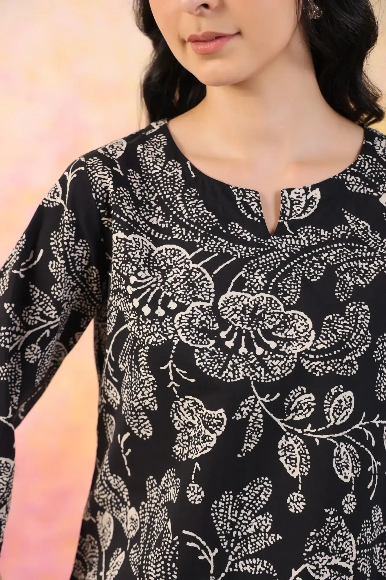 Botanic Harmony Cotton Palazzo Loungewear Set