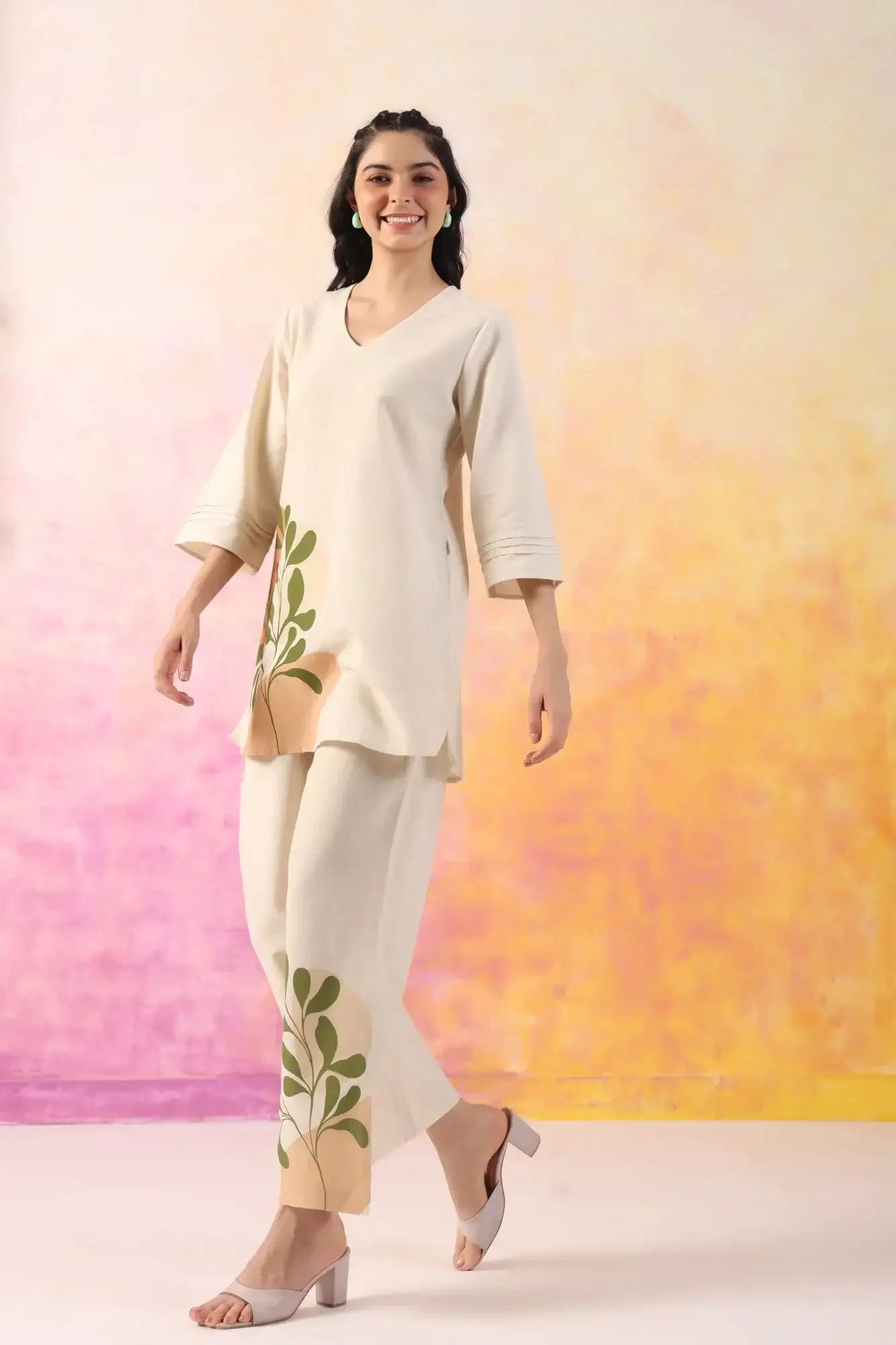 Vivid Vogue Cotton Flex Co-ord Set