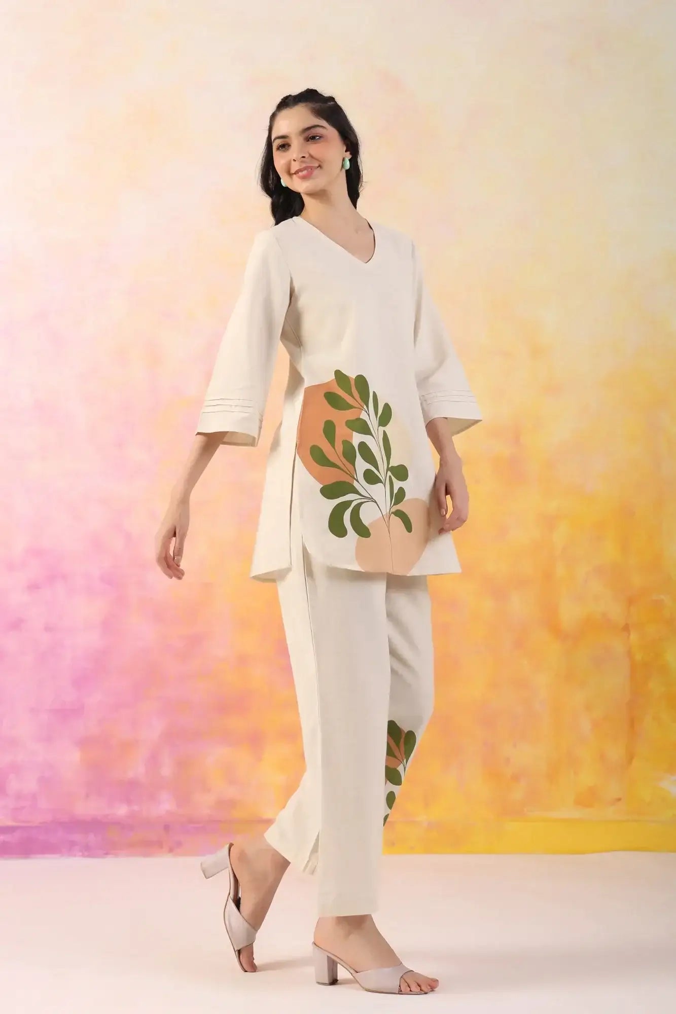 Vivid Vogue Cotton Flex Co-ord Set