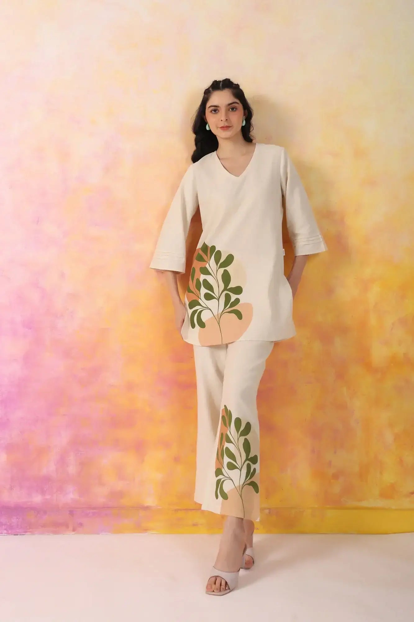 Vivid Vogue Cotton Flex Co-ord Set