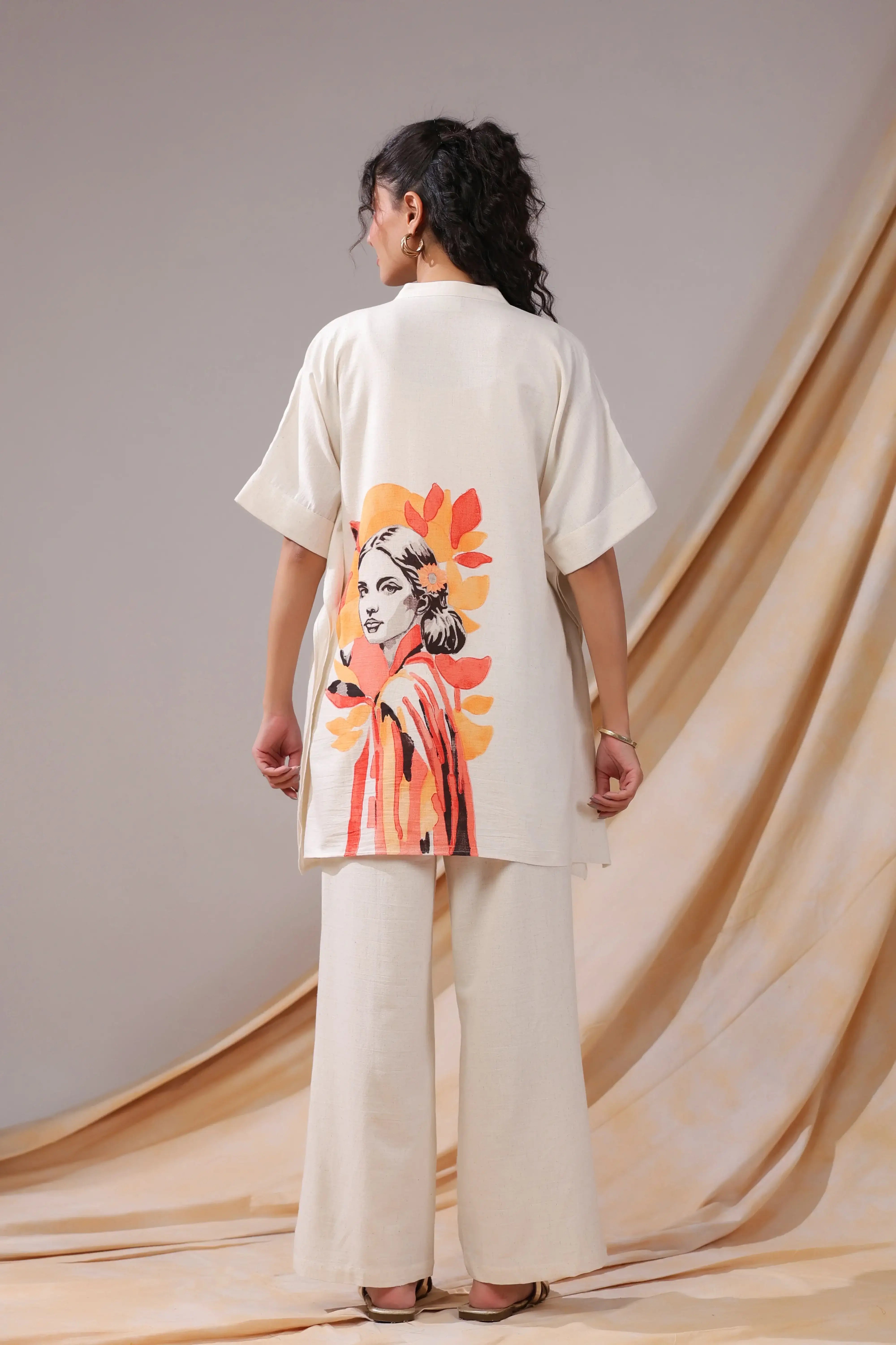 Sunset Muse Tunic Cotton Flex Co-ord set