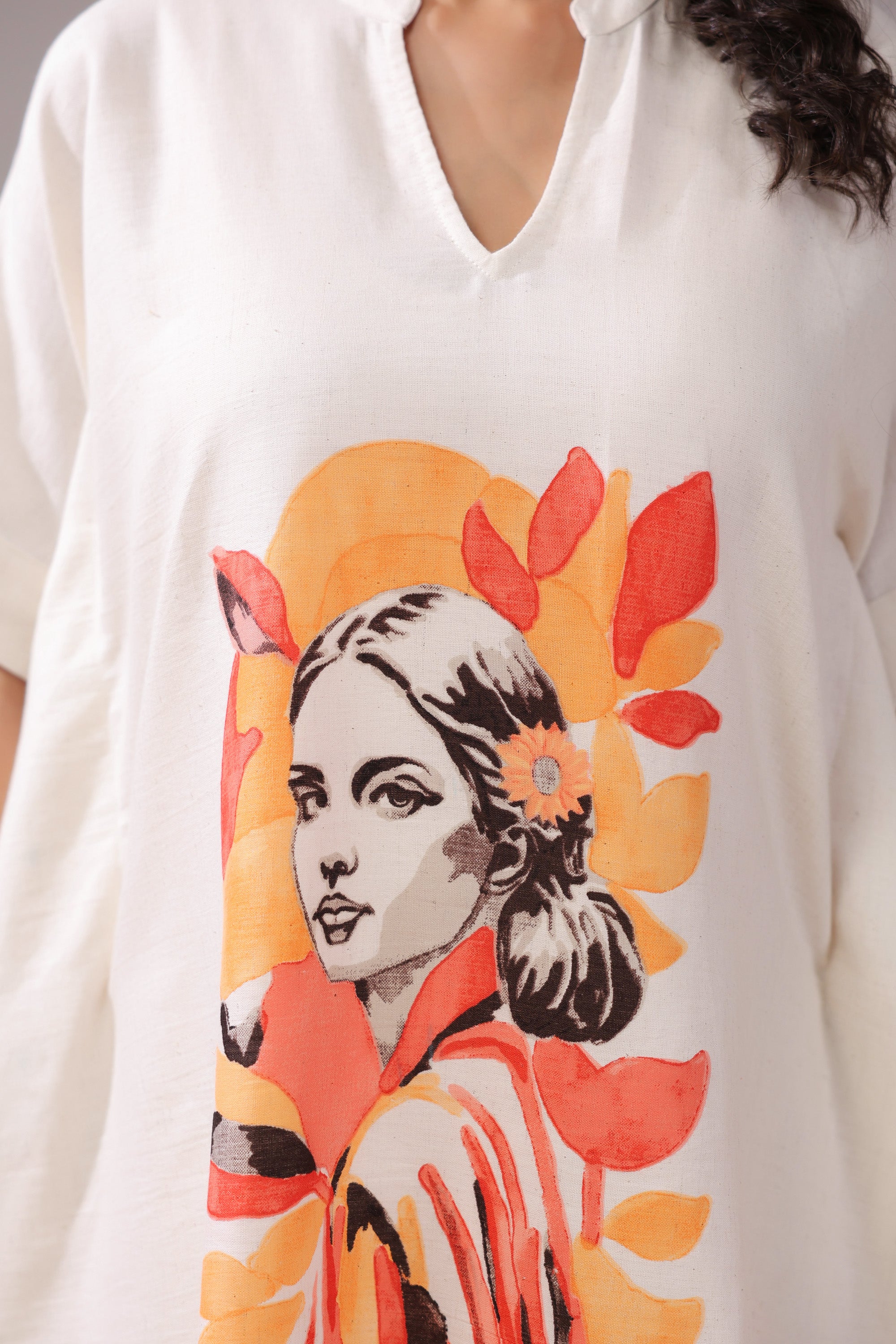 Sunset Muse Tunic Cotton Flex Co-ord set