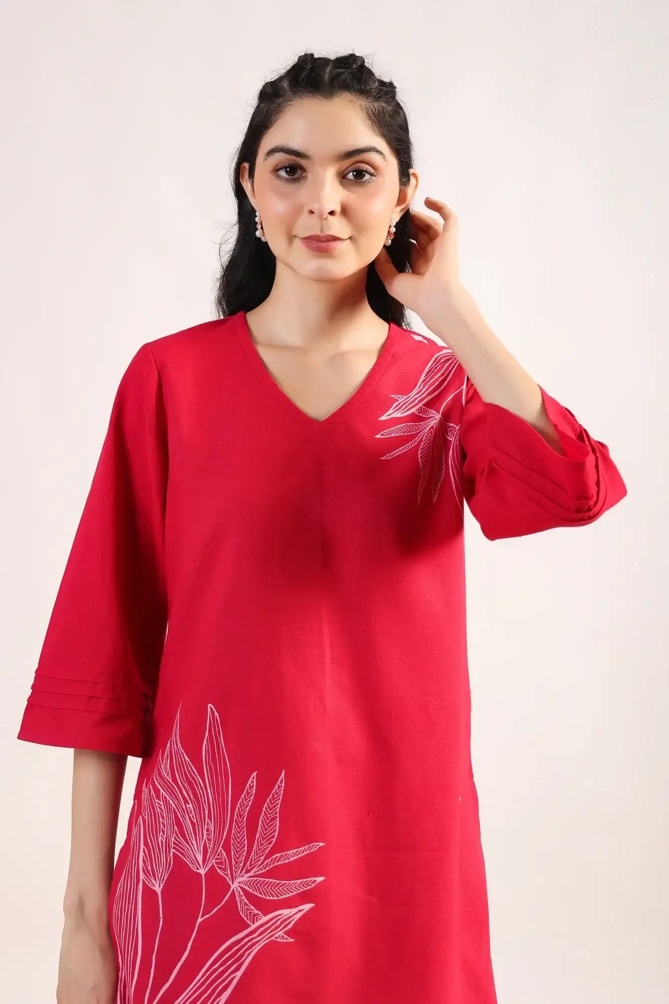 Urban Grace On Pink Cotton Flex Top