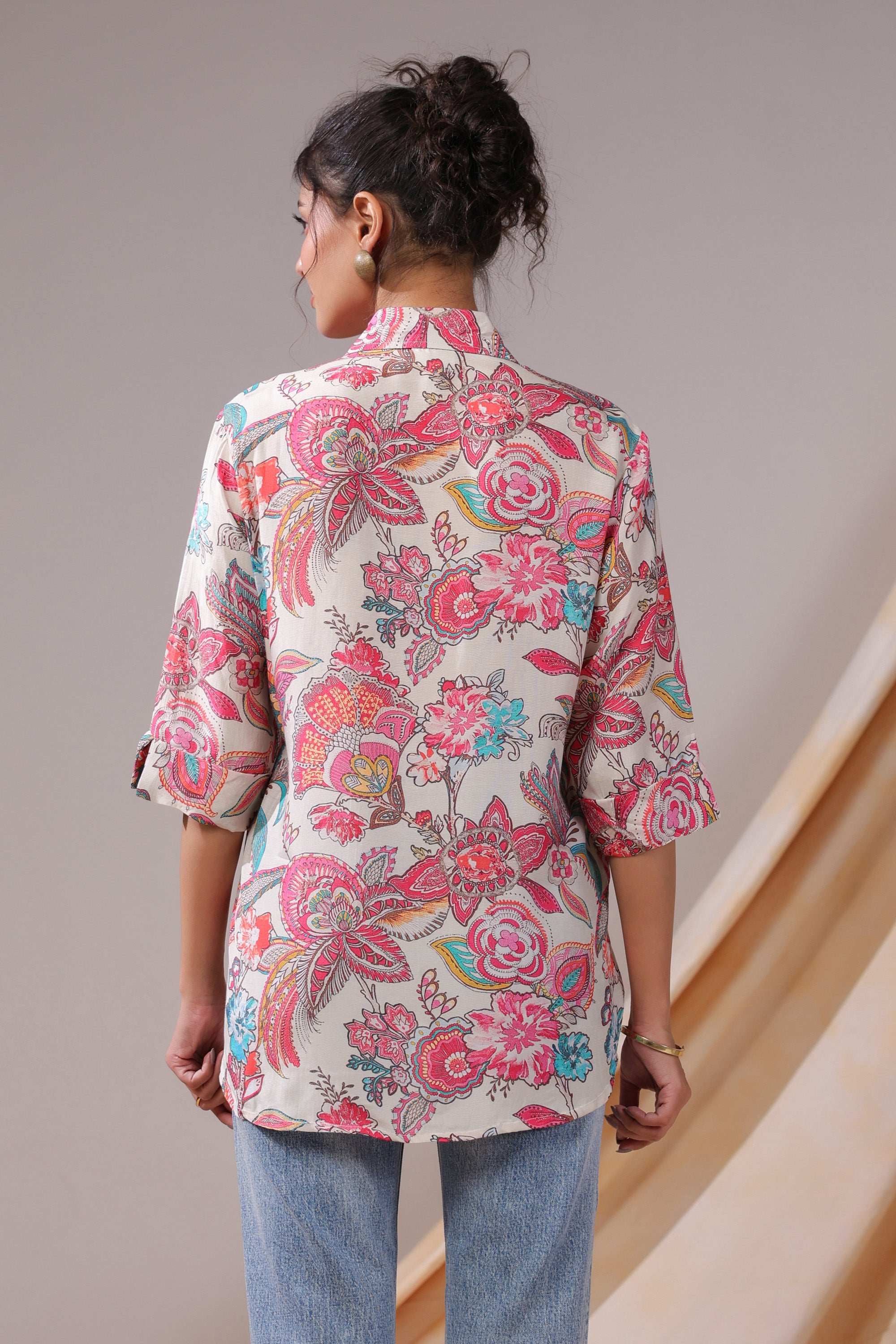 Paisley Reverie Muslin Silk Shirt
