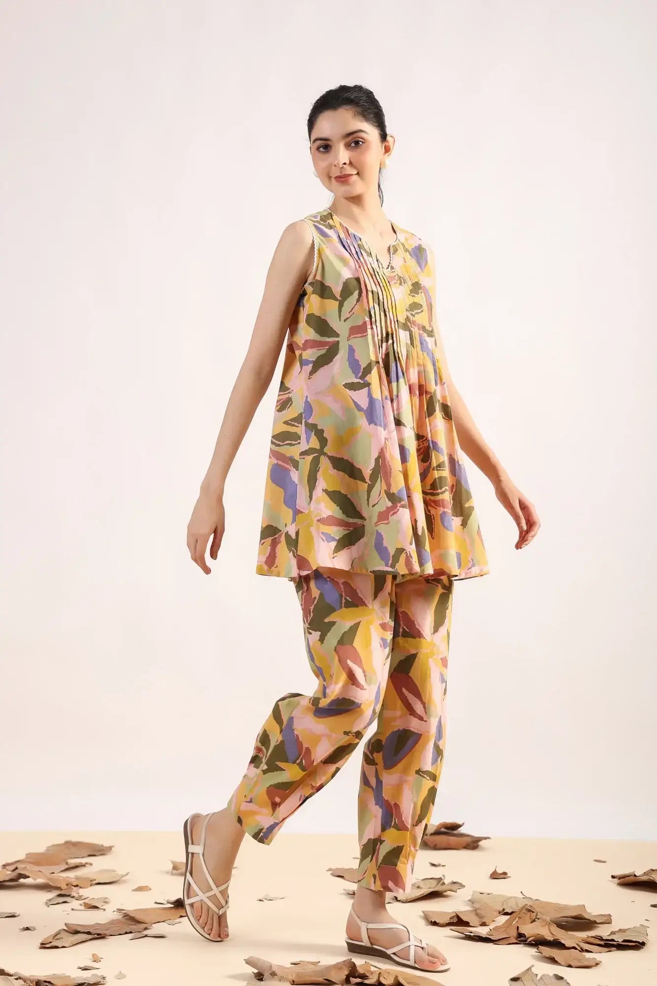 Sunshine Meadows Cotton Co-ord set