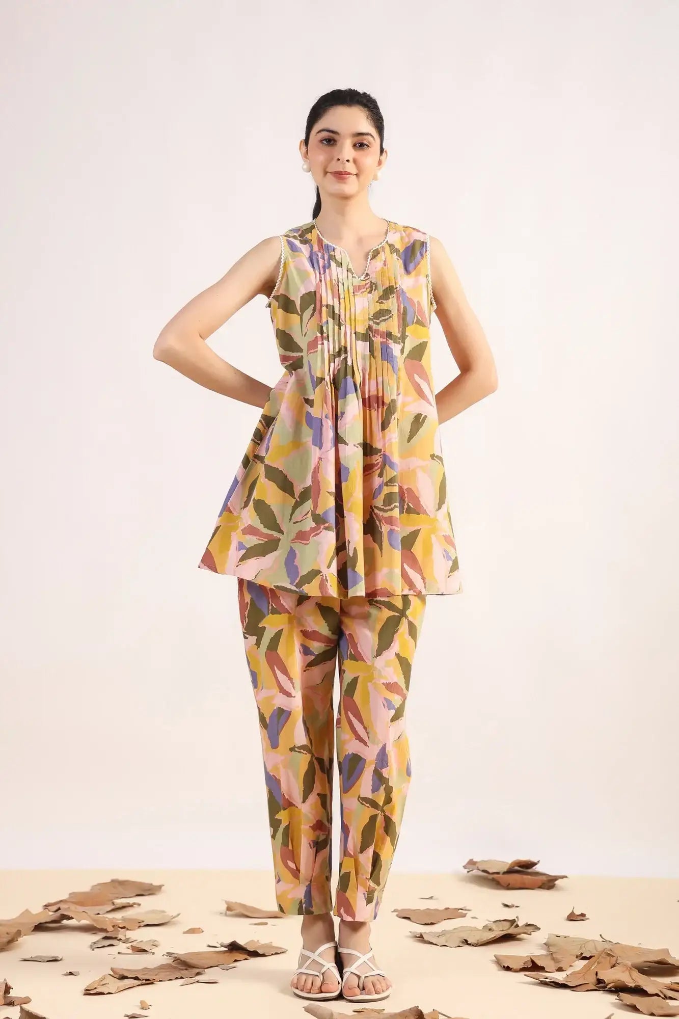 Sunshine Meadows Cotton Co-ord set