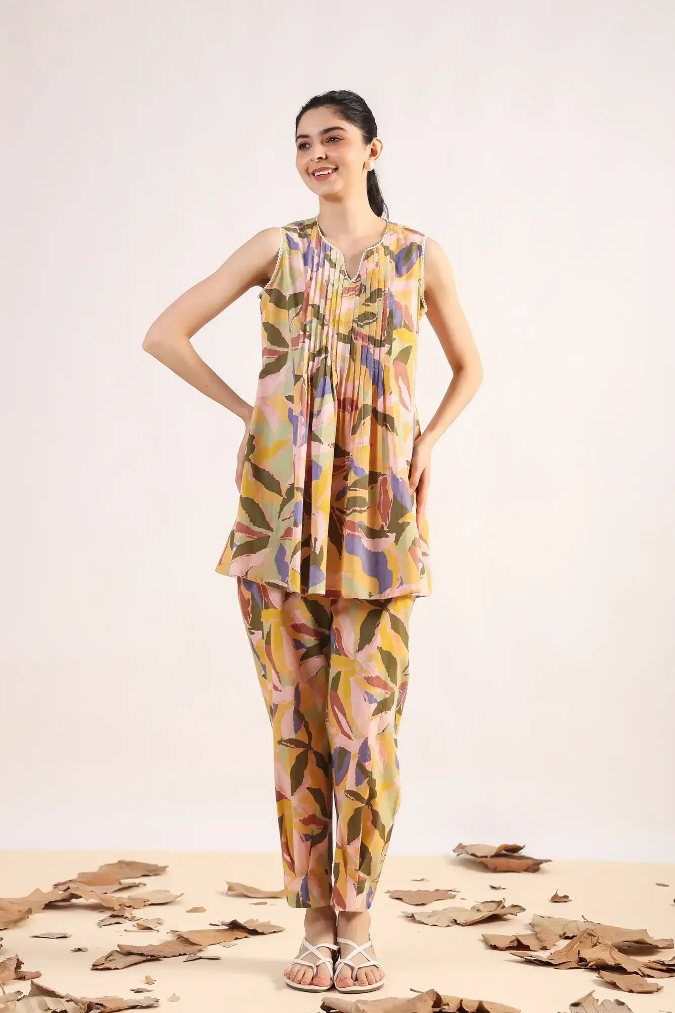 Sunshine Meadows Cotton Co-ord set