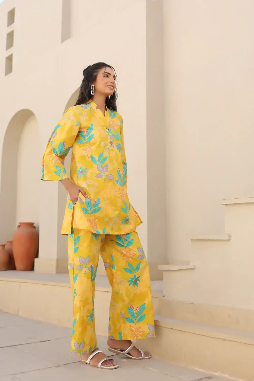 Tropical Bliss Cotton Co-ord Set