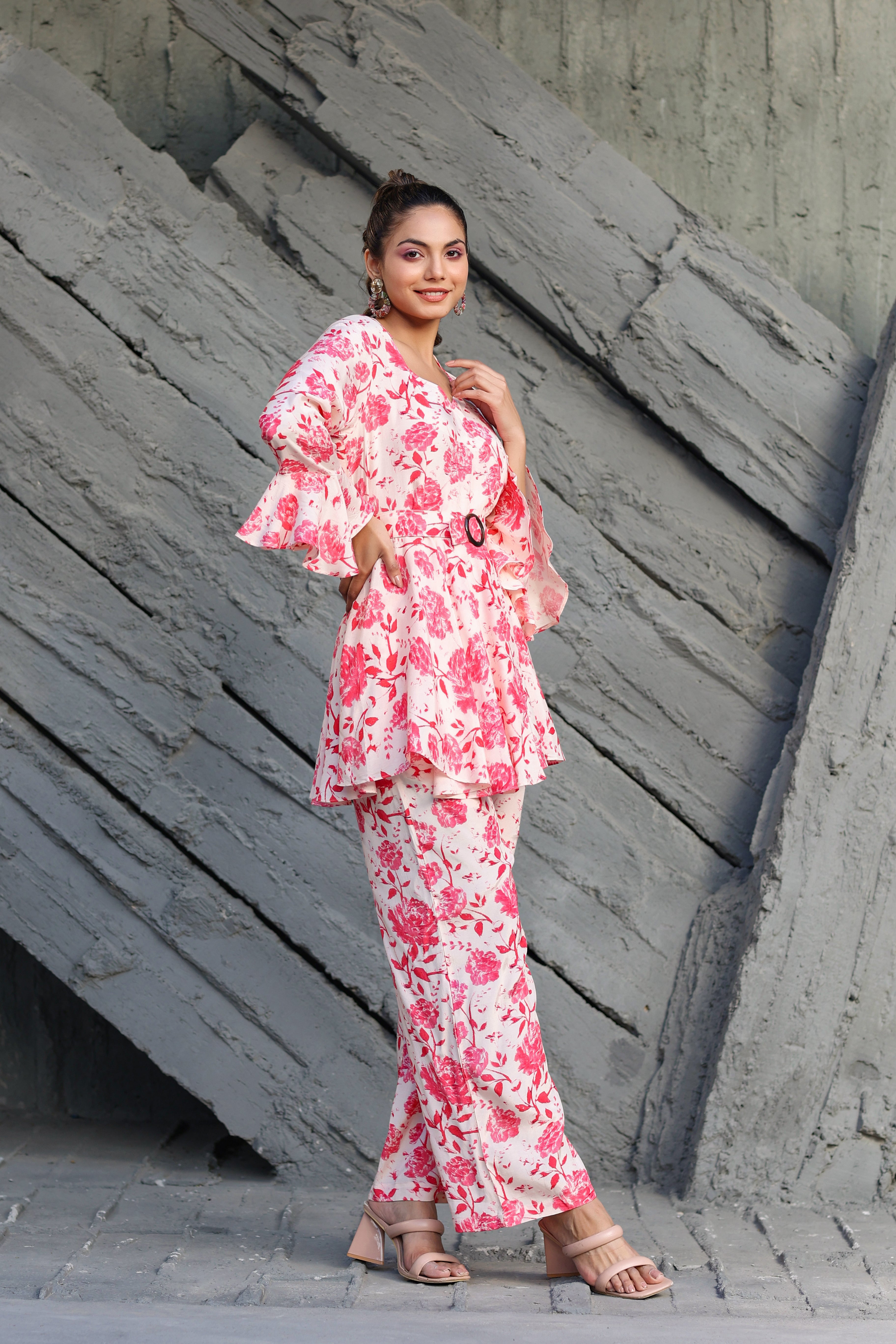 Roses on Russian Silk Co-ord Set