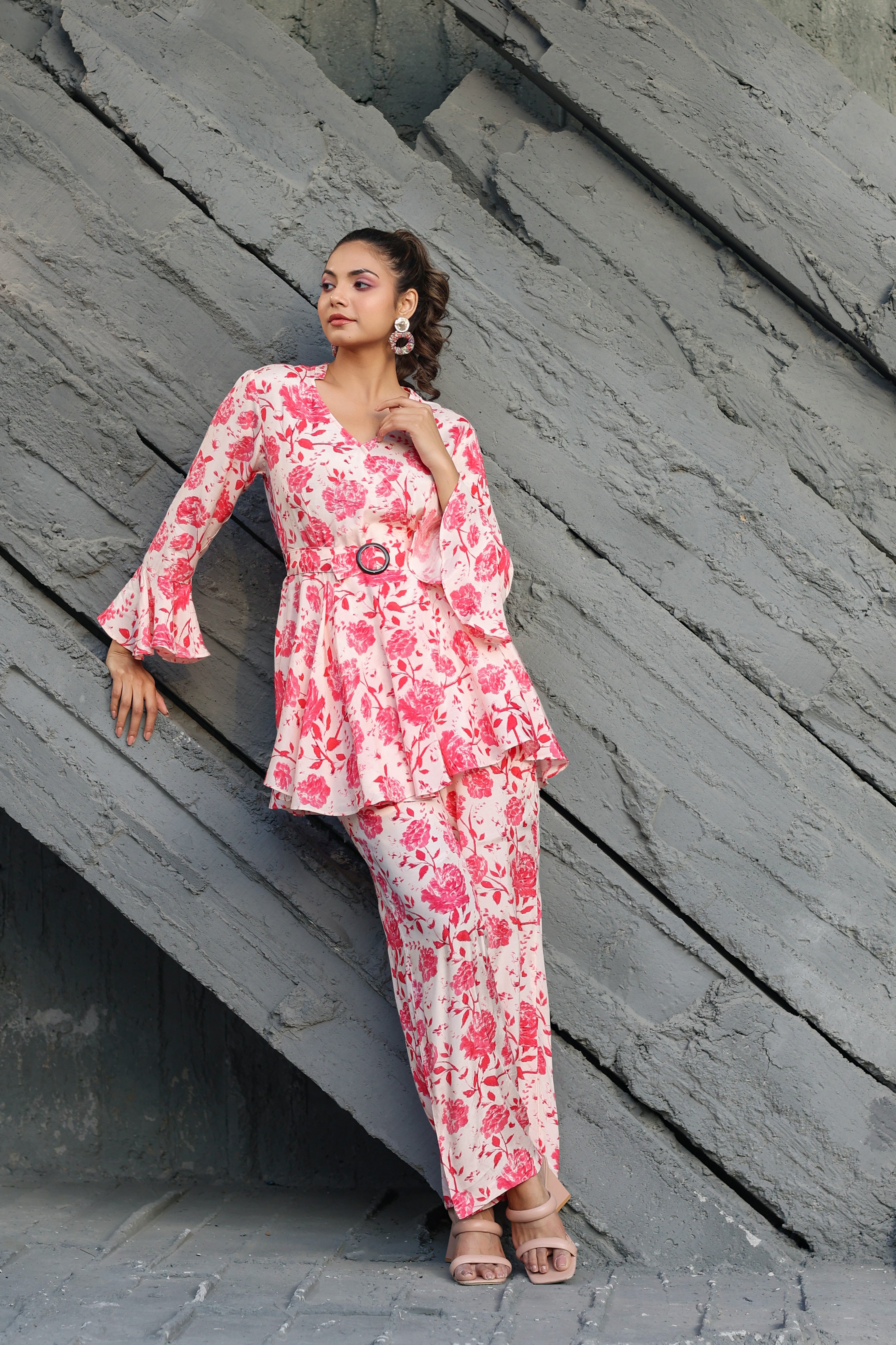 Roses on Russian Silk Co-ord Set