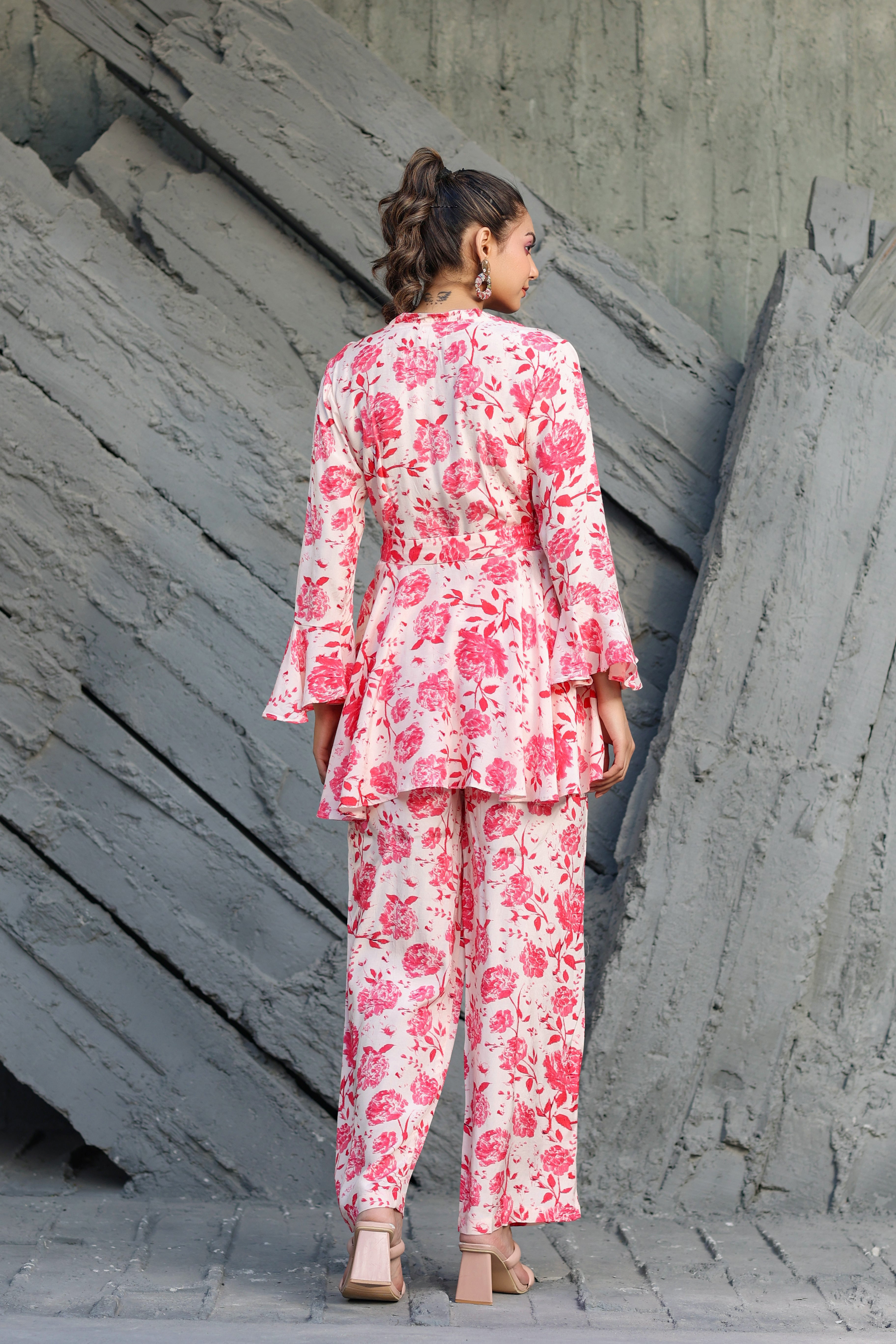Roses on Russian Silk Co-ord Set