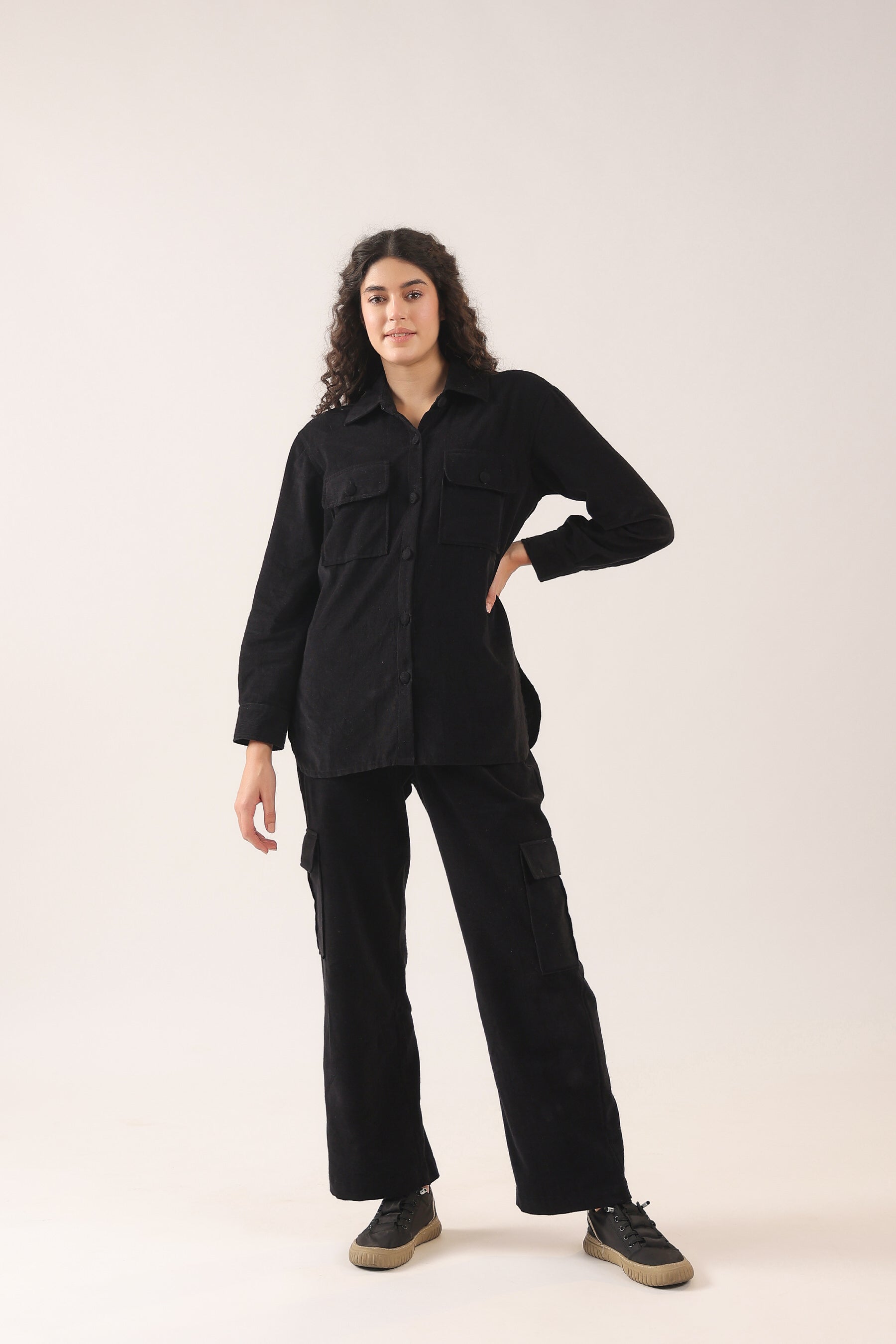 Pippin Shacket Cotton Corduroy Co-ord Set
