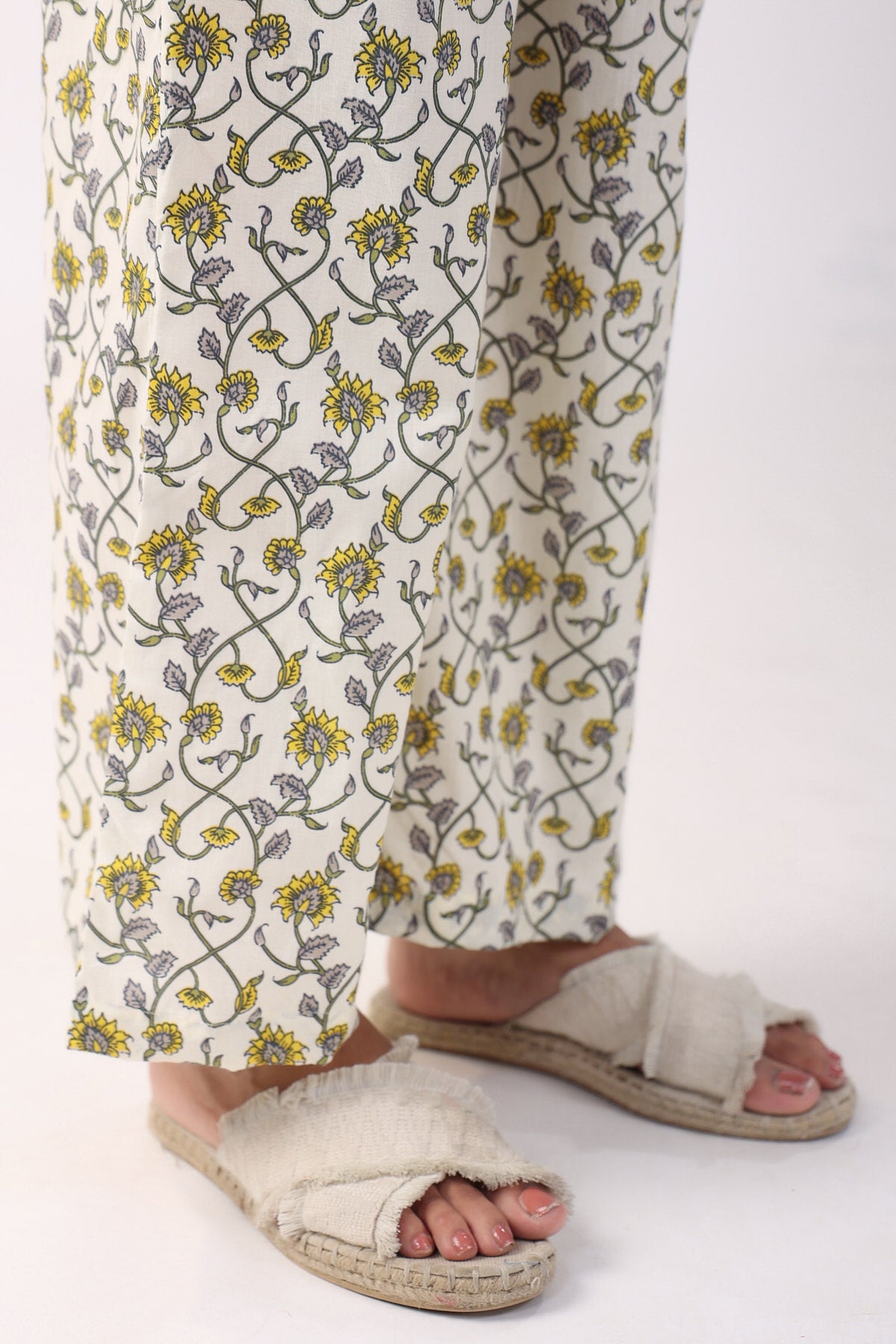 Sunflower Breeze Three Piece Cotton Co-ord Set