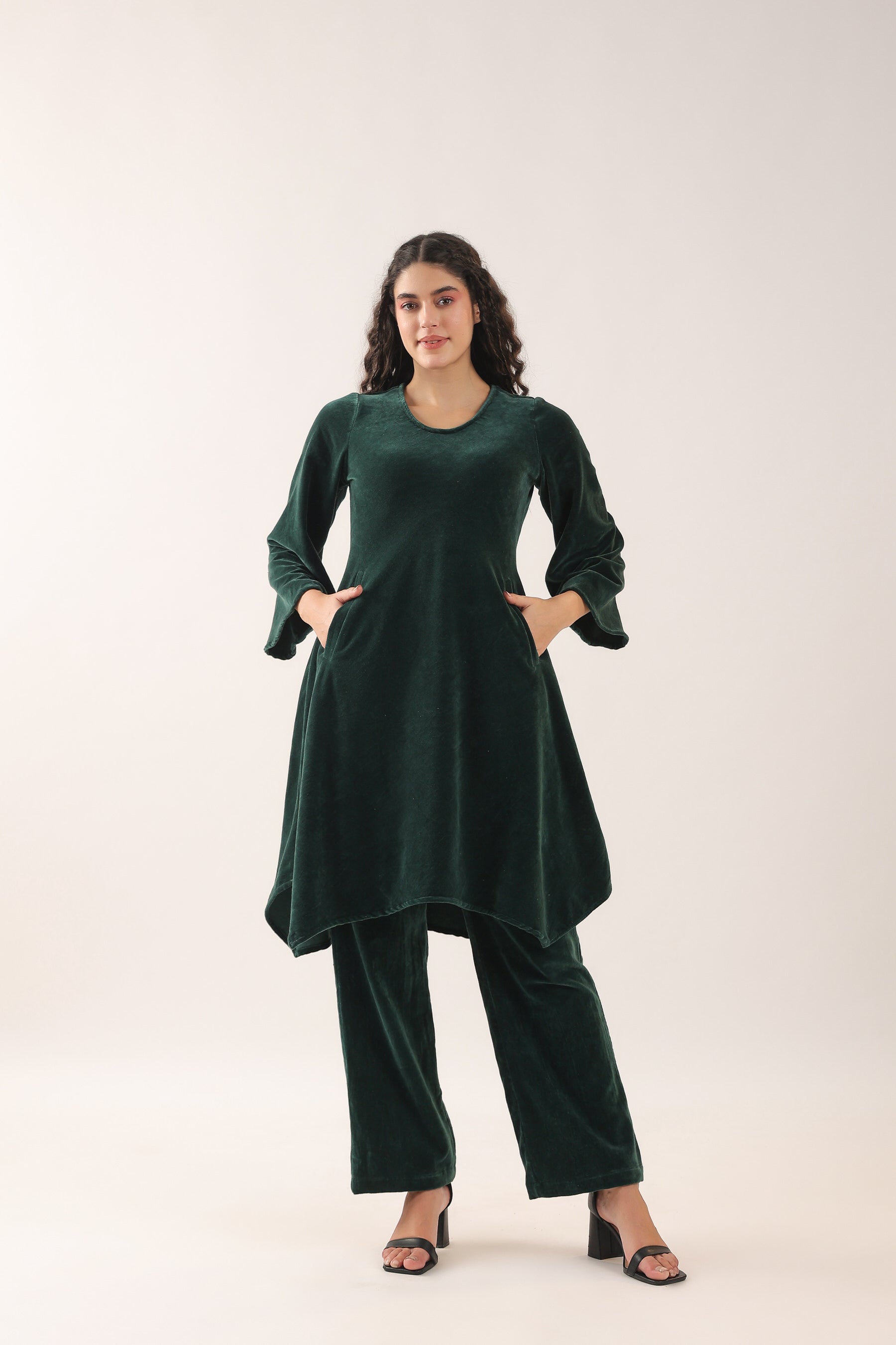 Forest Elf Velvet Co-ord Set