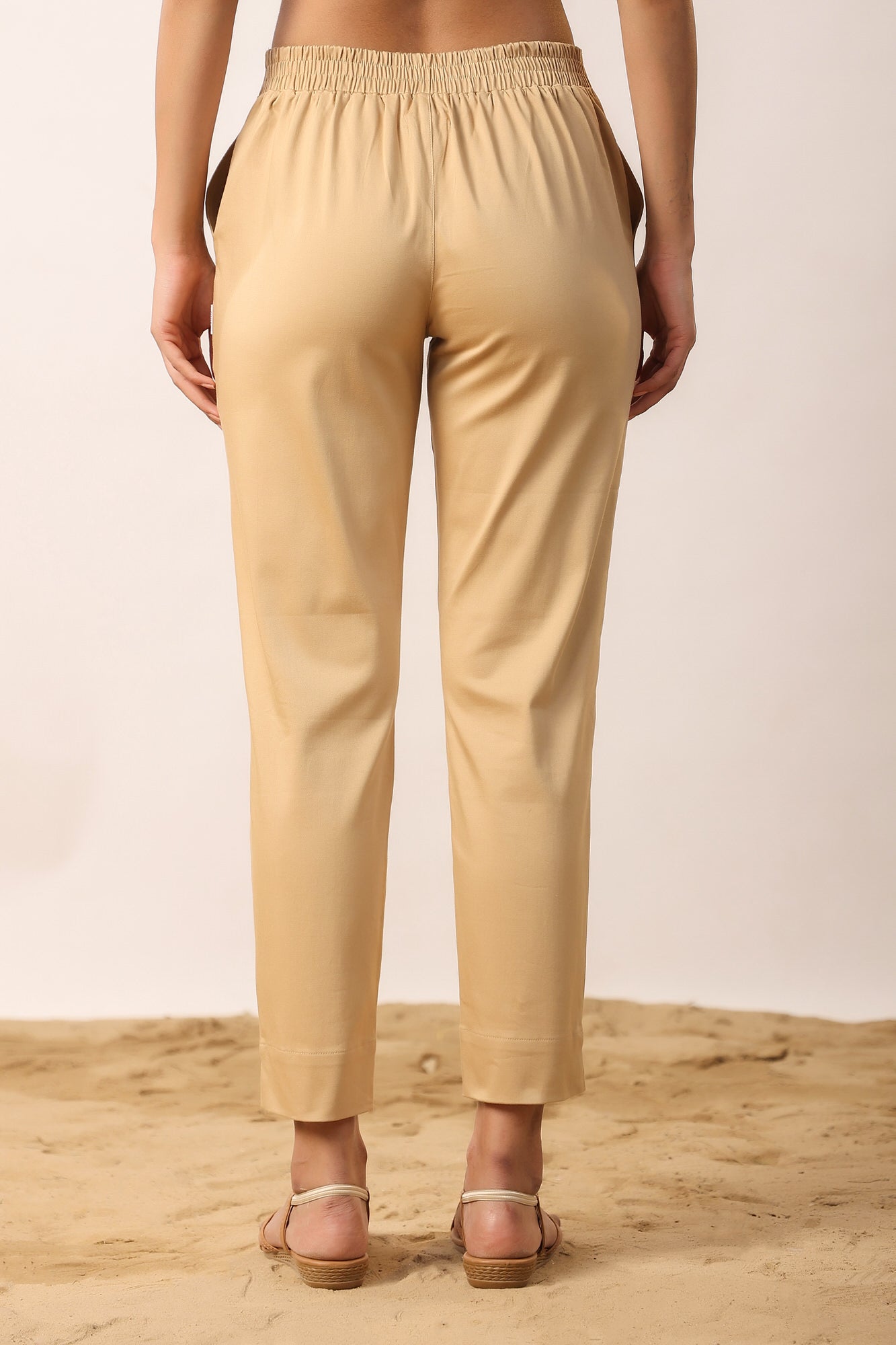 Clay 2-Way Stretchable Cotton Lycra Pants