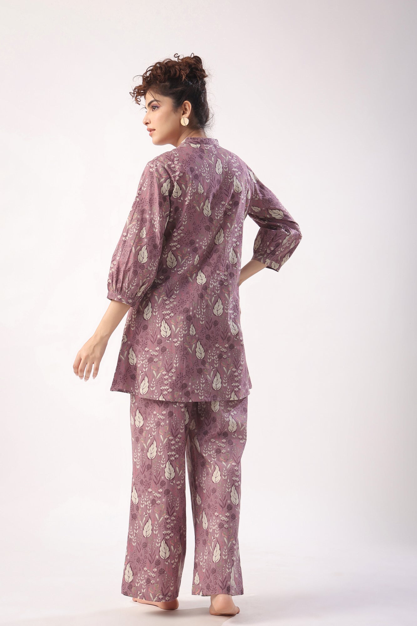 Bloom Craft on Lavender Cotton Co-ord Set