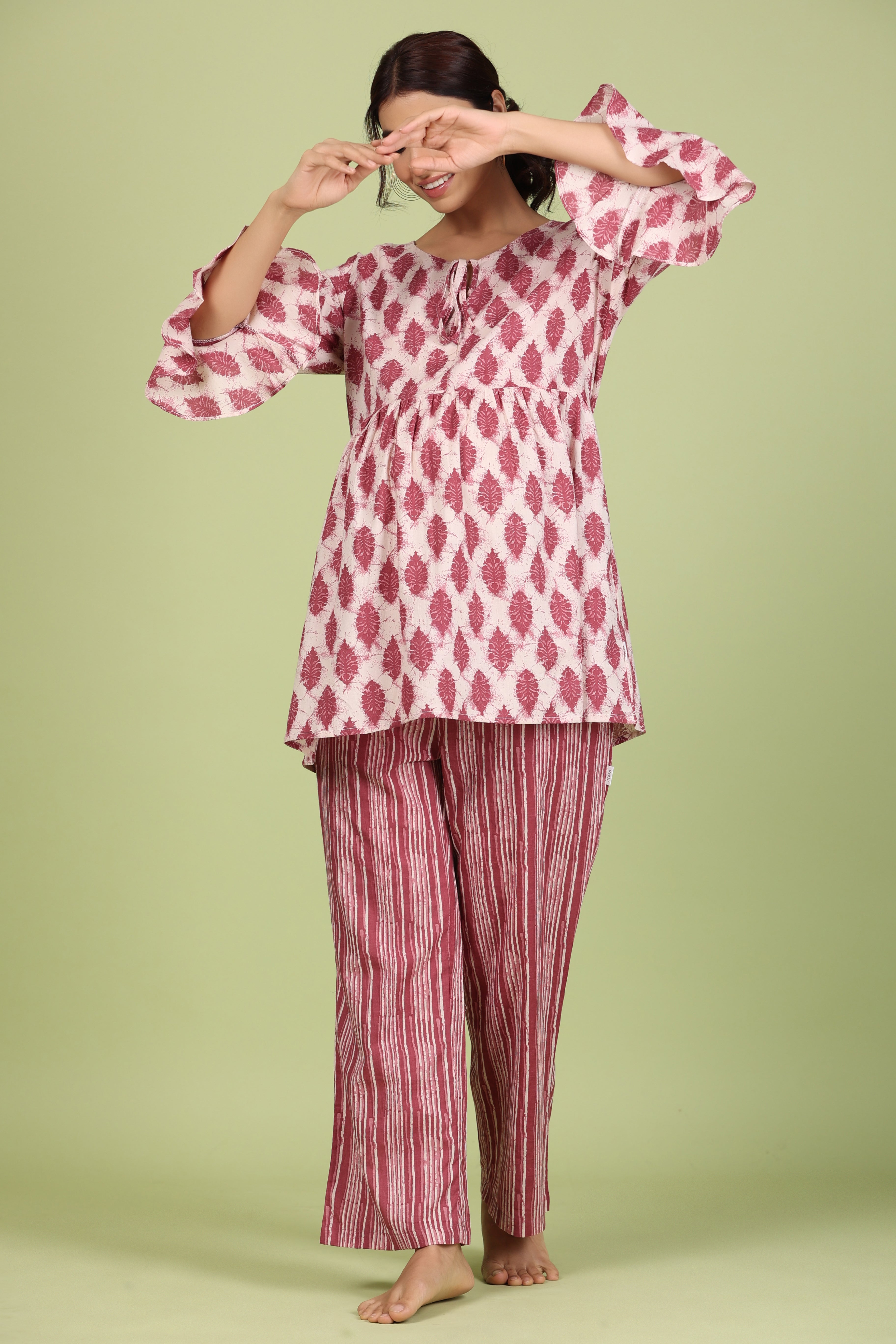 Pure Cotton Comfortable Maternity Wear for Women Suitable for Feeding