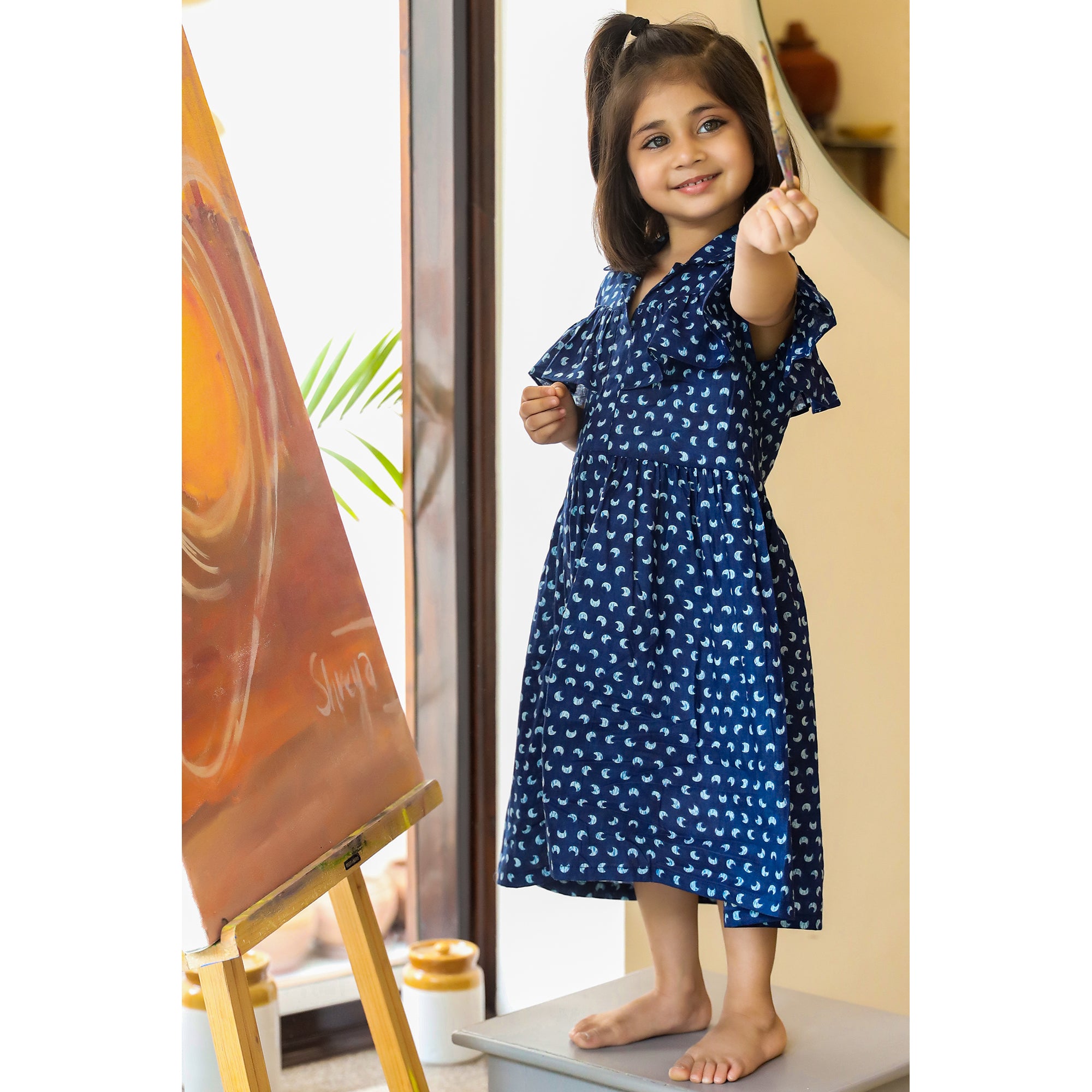 Moon Child Indigo Dress