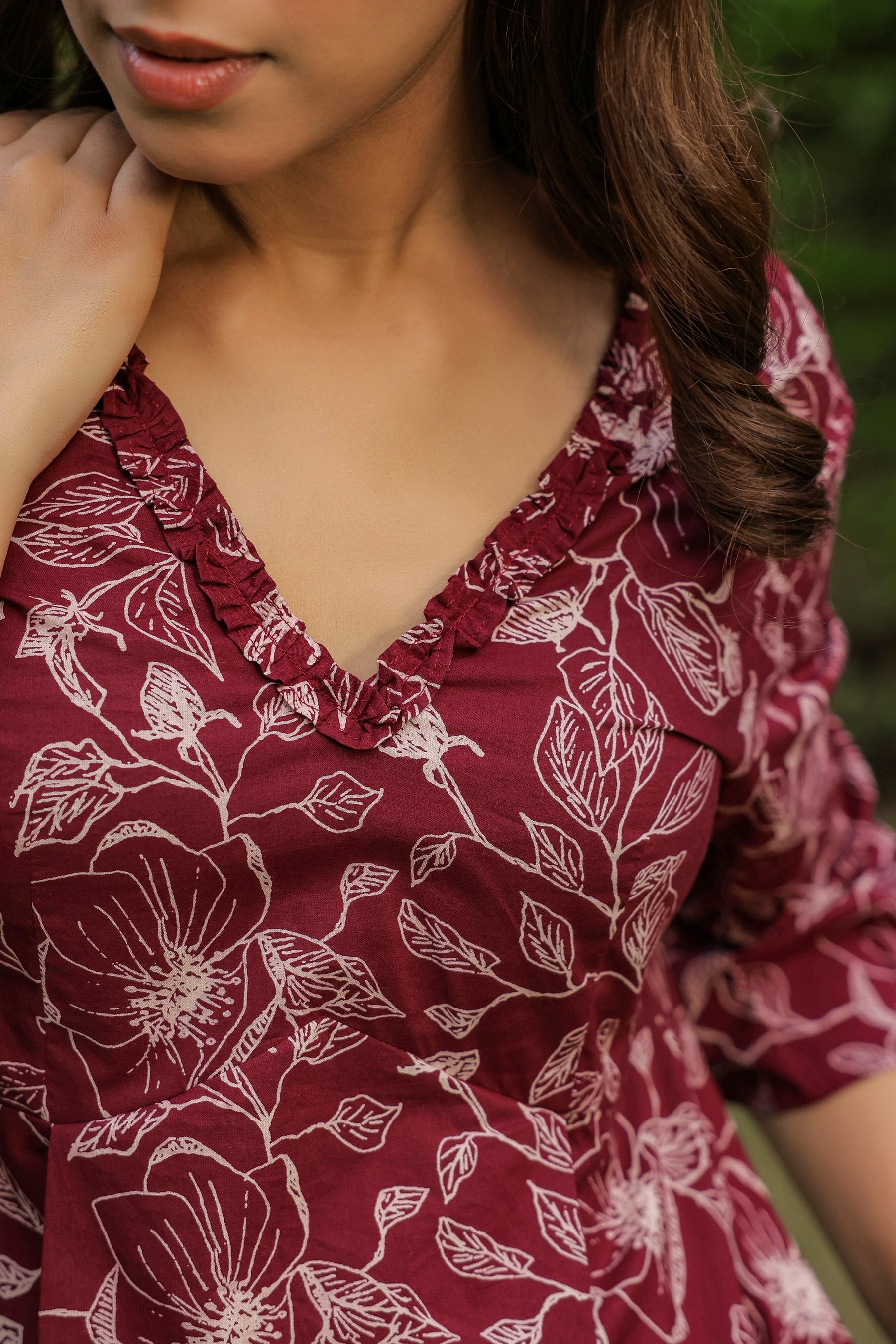 Radicchio Floral Cotton Co-ord Set